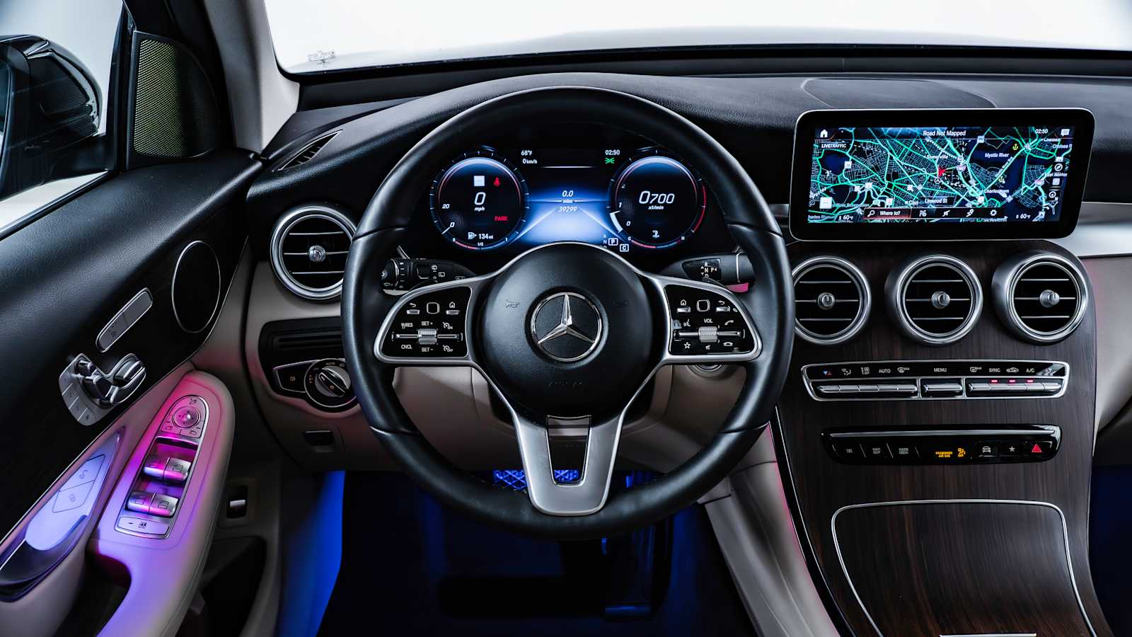 used 2022 Mercedes-Benz GLC 300 car, priced at $33,998