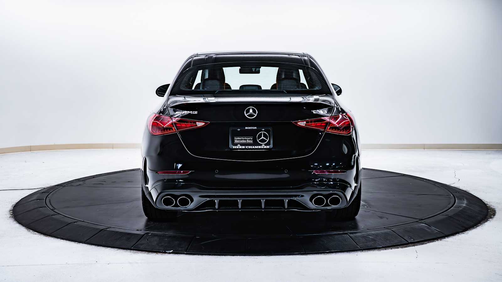 used 2025 Mercedes-Benz AMG C 43 car, priced at $63,998