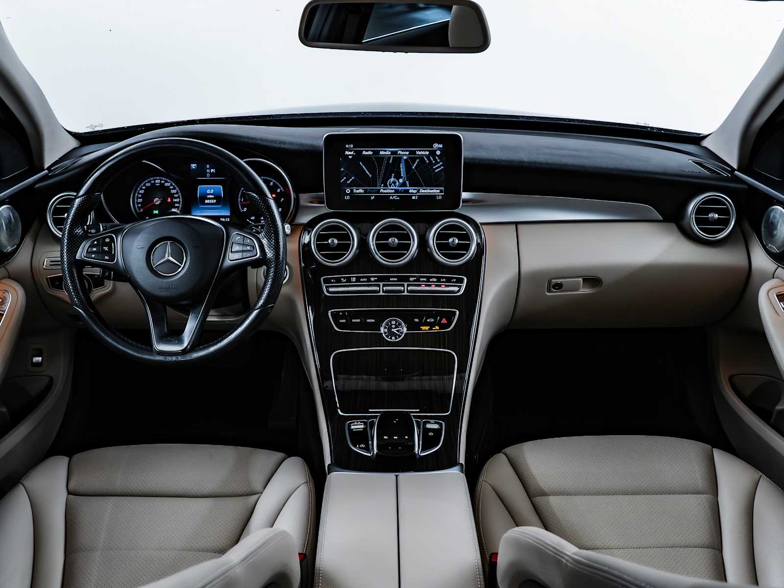 used 2017 Mercedes-Benz C-Class car, priced at $17,498