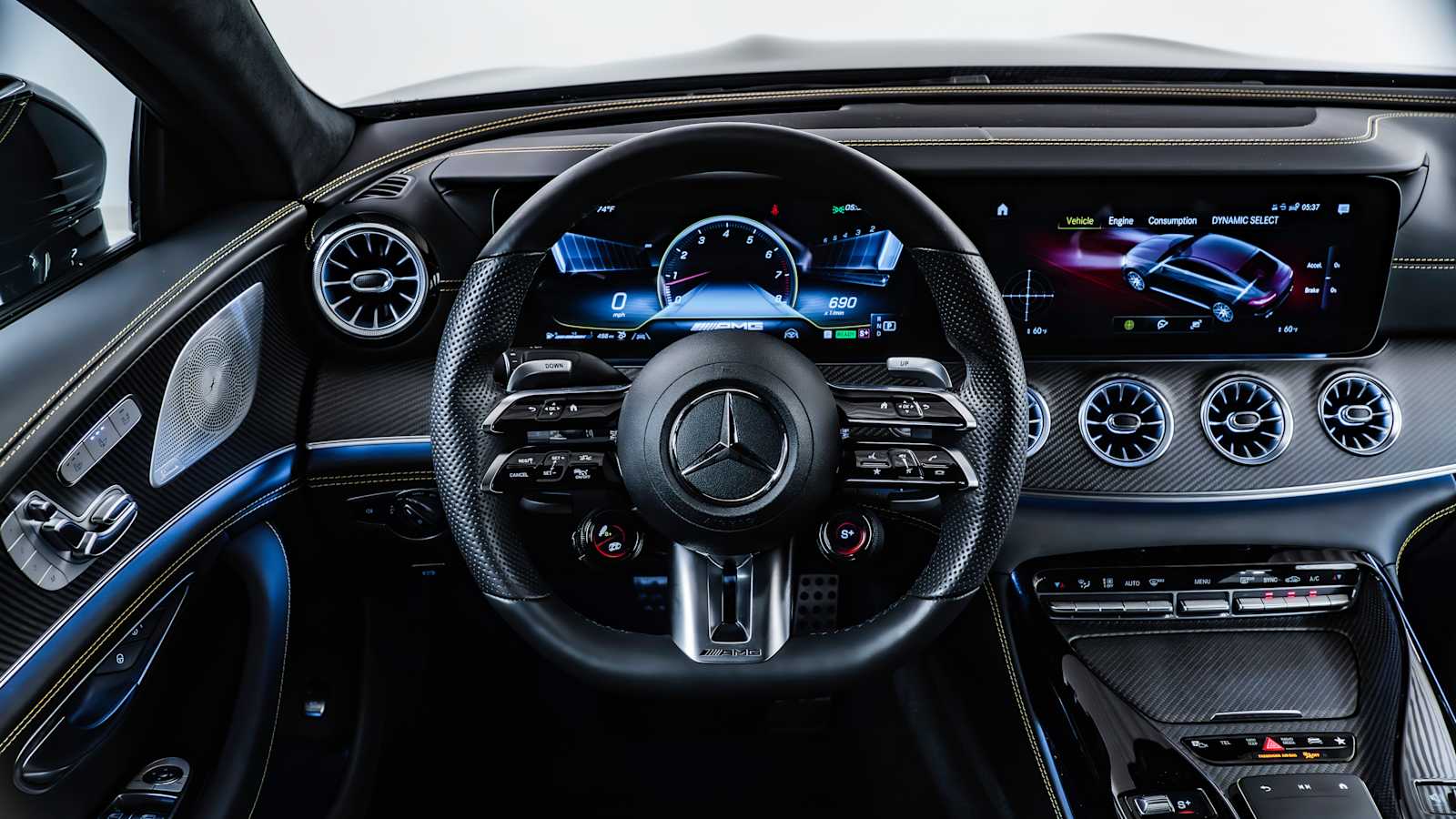 used 2022 Mercedes-Benz AMG GT 53 car, priced at $82,998