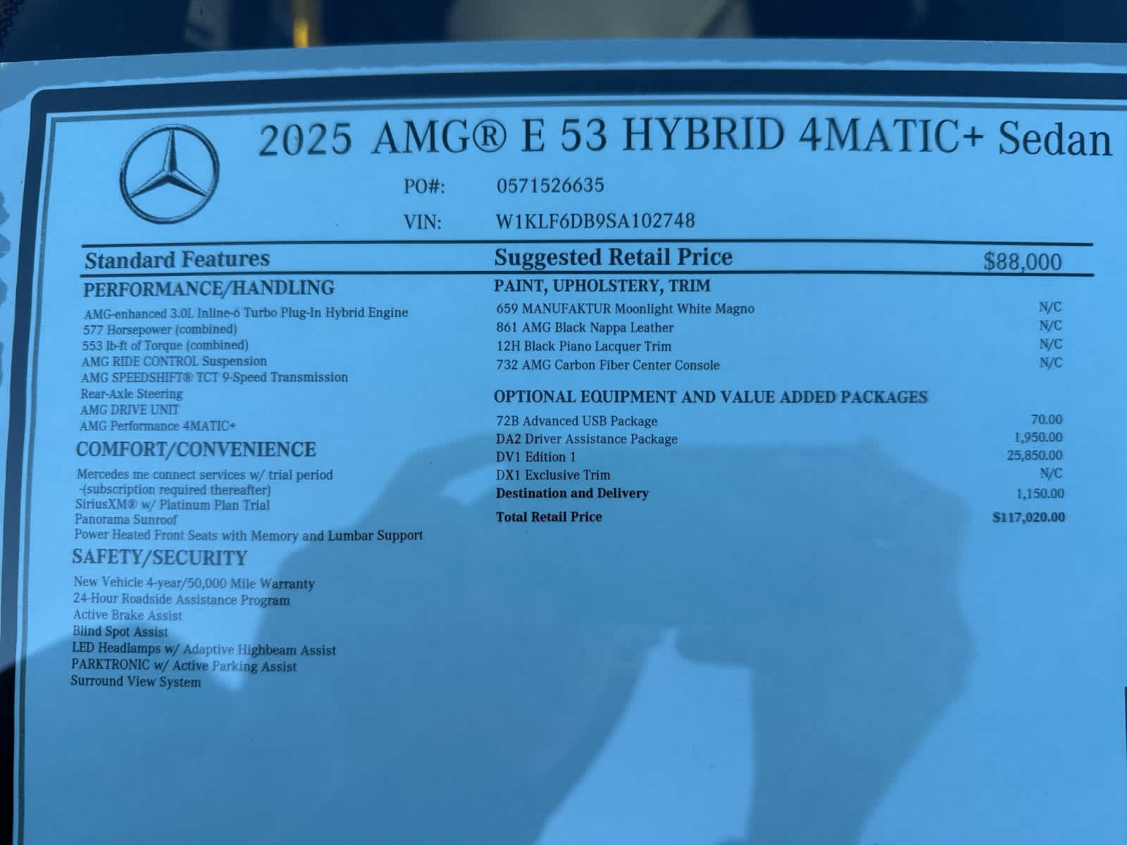 new 2025 Mercedes-Benz AMG E 53 E car