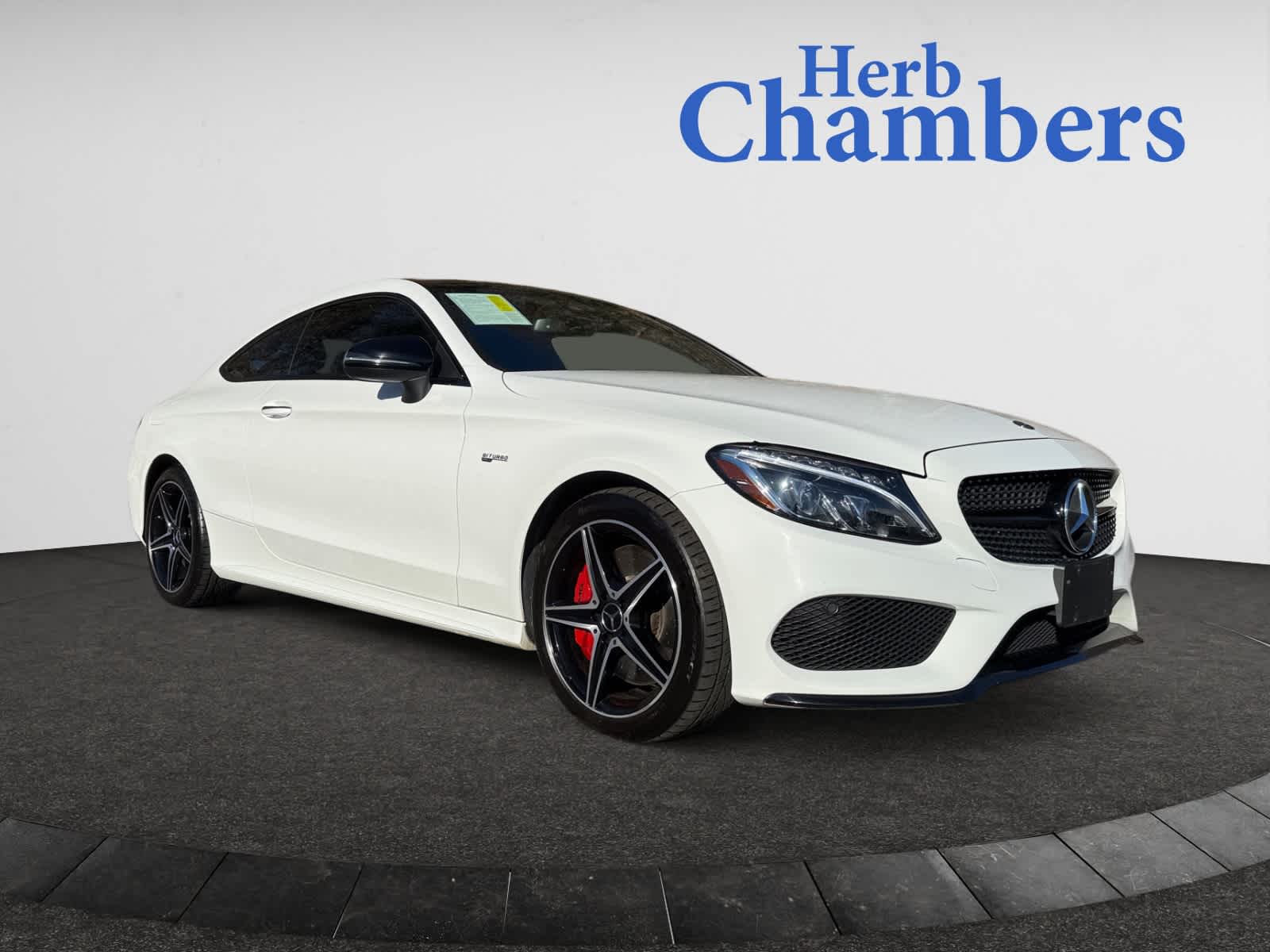 used 2018 Mercedes-Benz AMG C 43 car, priced at $25,998