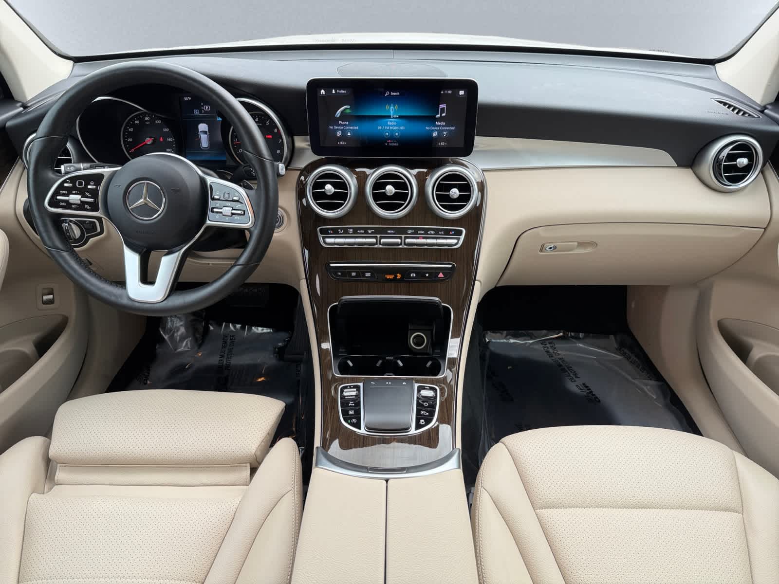 used 2021 Mercedes-Benz GLC 300 car, priced at $35,998