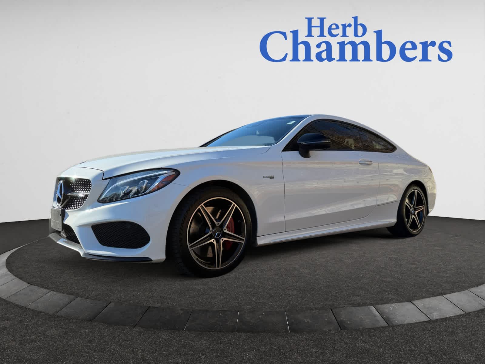 used 2018 Mercedes-Benz AMG C 43 car, priced at $25,998