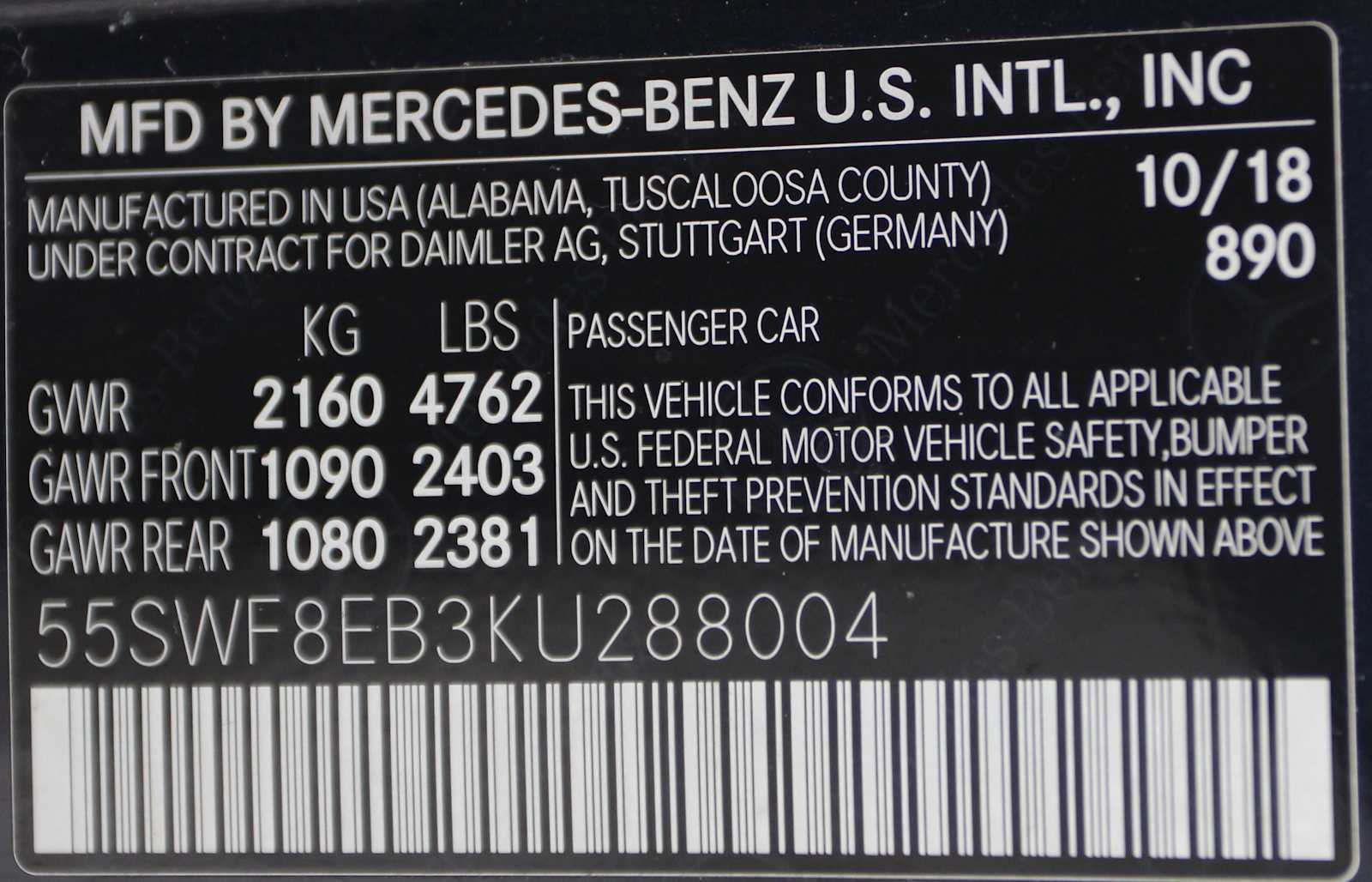 used 2019 Mercedes-Benz C-Class car, priced at $21,488
