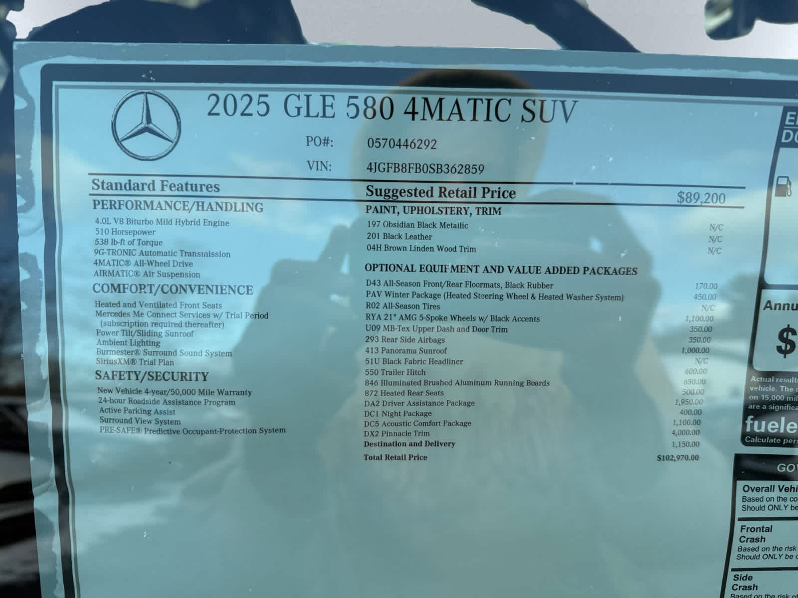 new 2025 Mercedes-Benz GLE 580 car