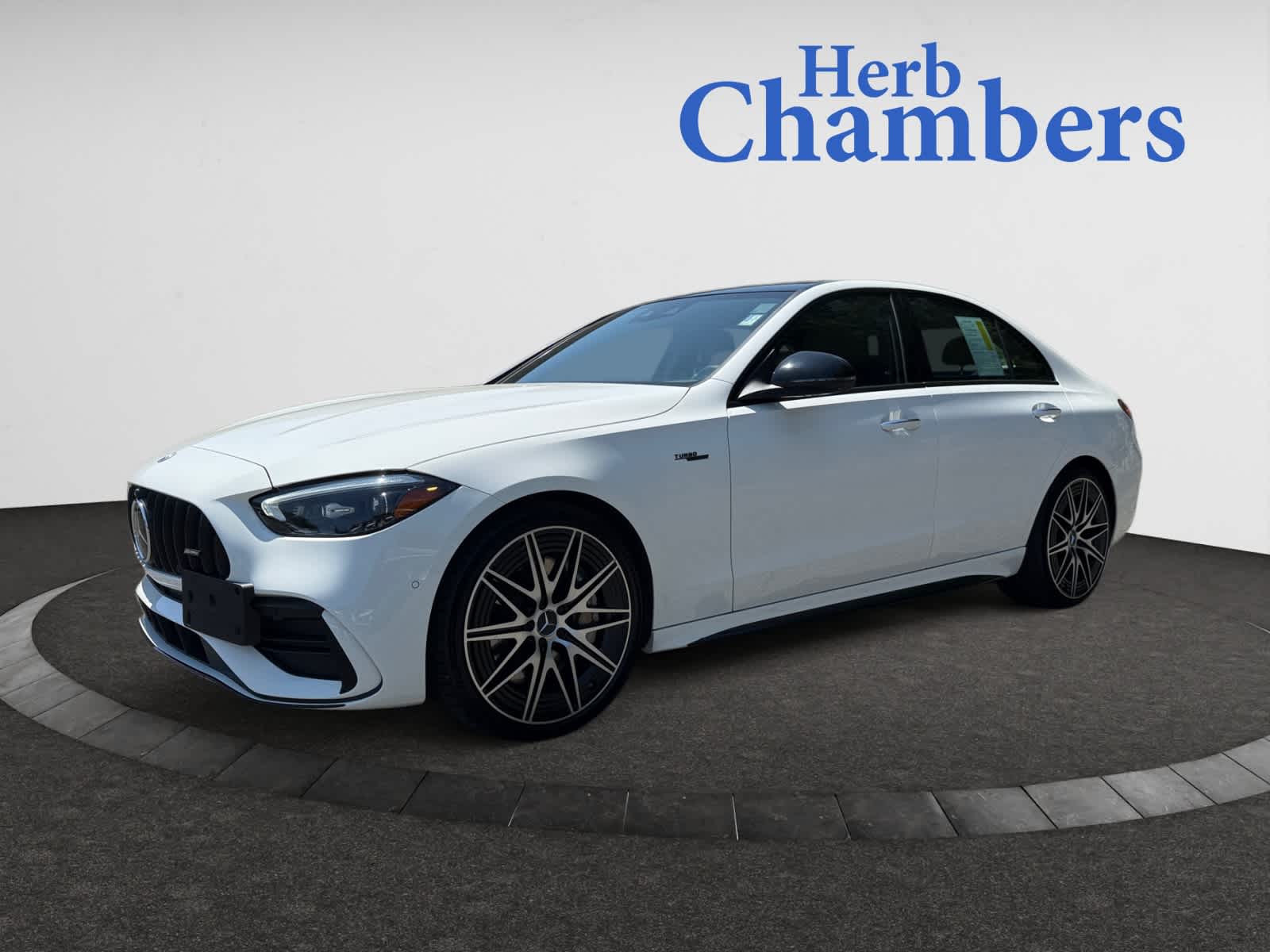 used 2023 Mercedes-Benz AMG C 43 car, priced at $51,998