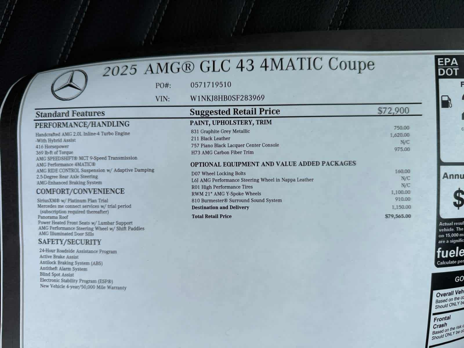 new 2025 Mercedes-Benz AMG GLC 43 car