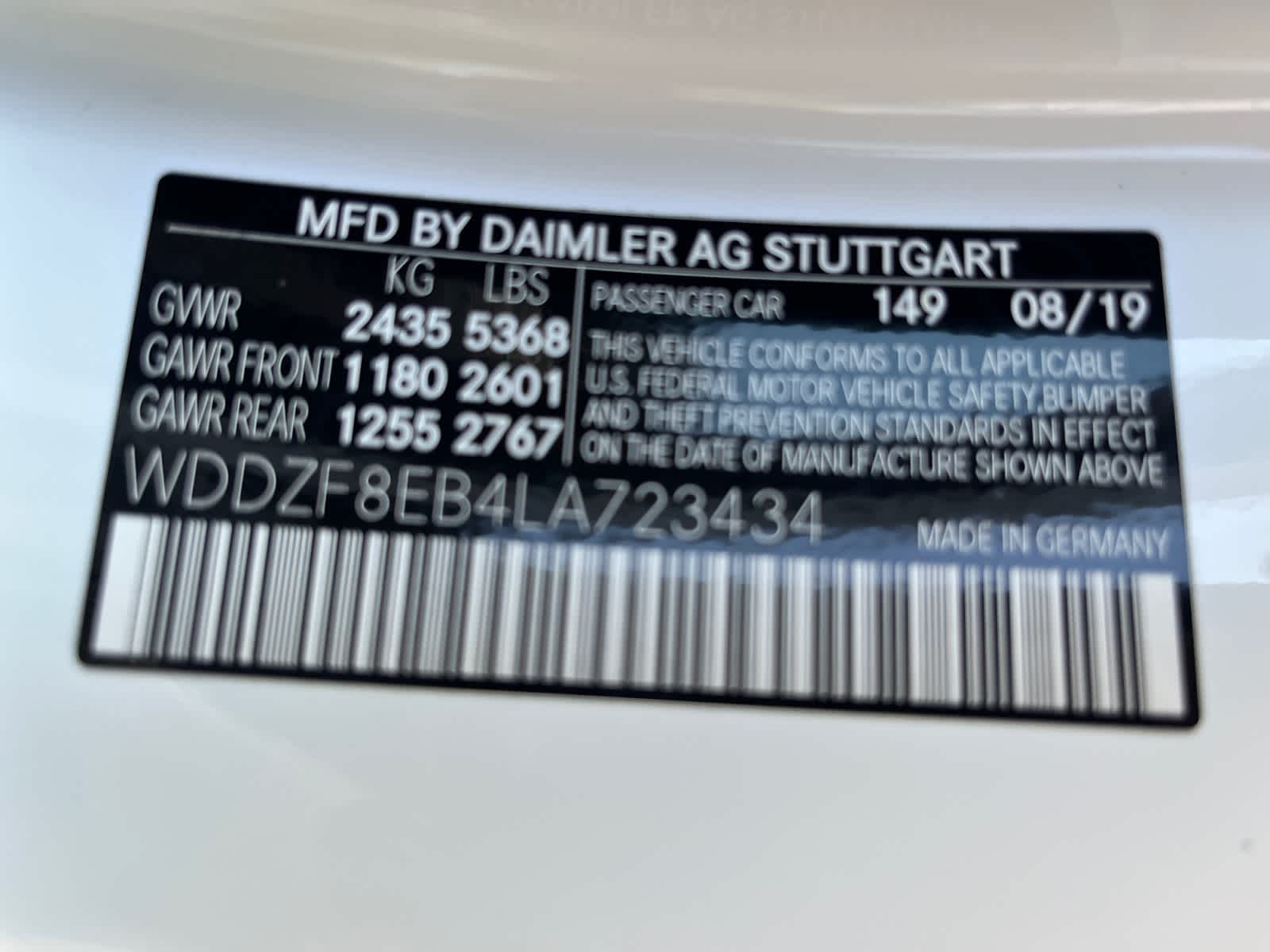 used 2020 Mercedes-Benz E-Class car