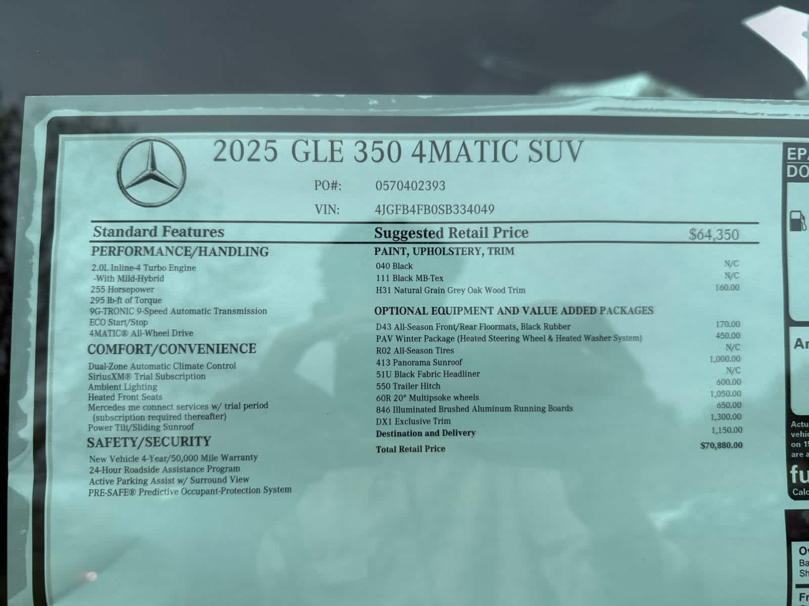 new 2025 Mercedes-Benz GLE 350 car