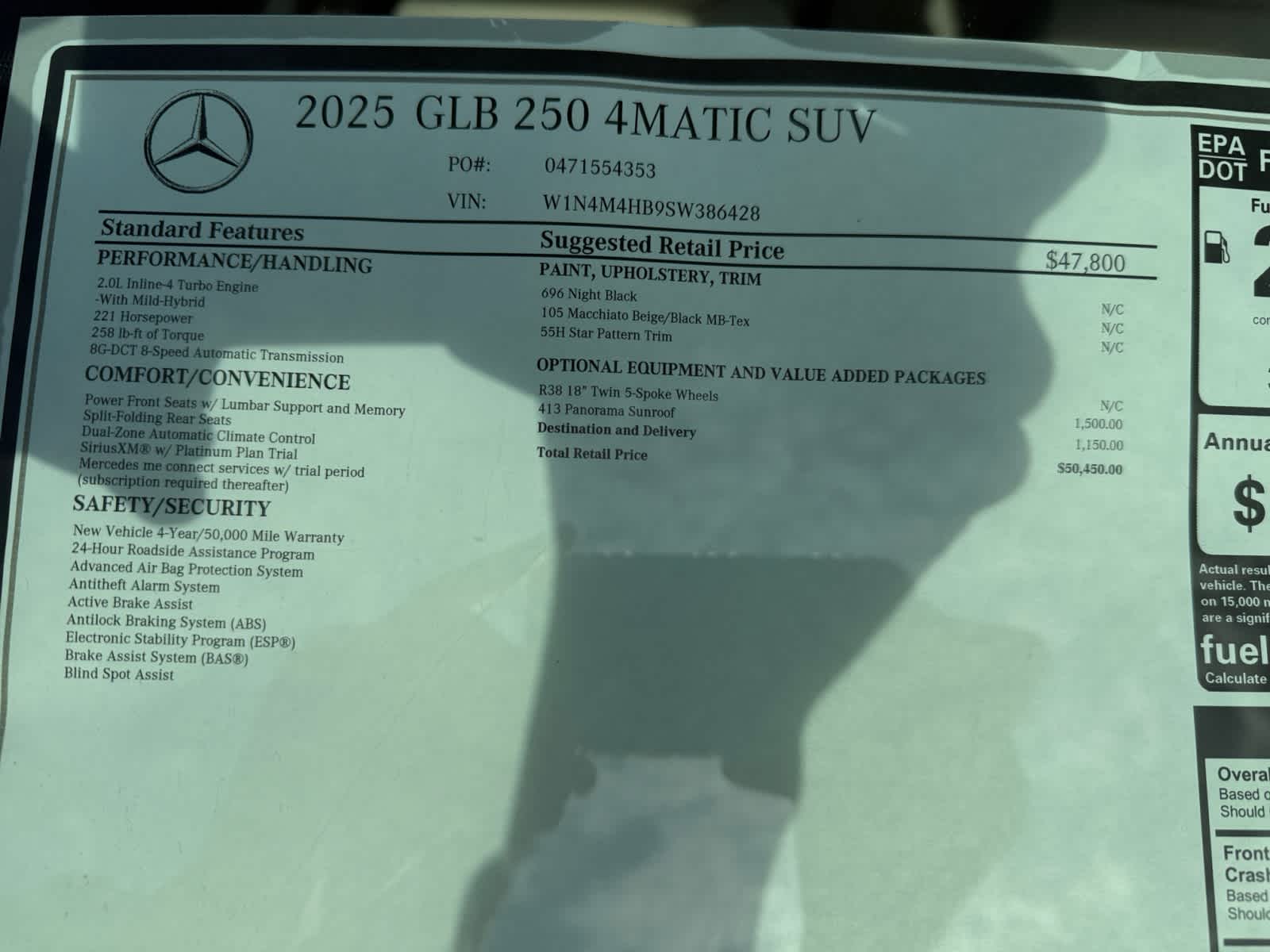 new 2025 Mercedes-Benz GLB 250 car