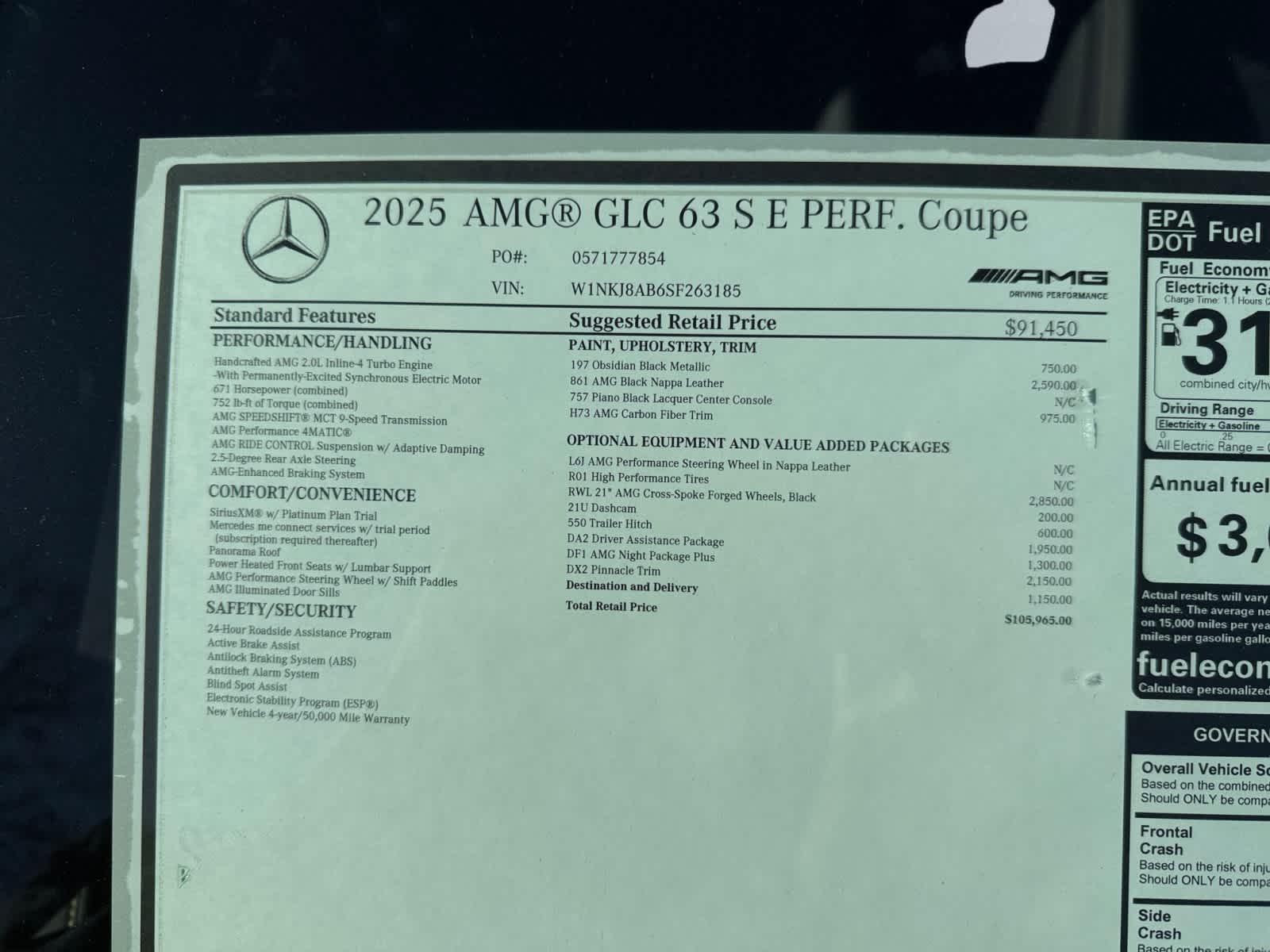 new 2025 Mercedes-Benz AMG GLC 63 car