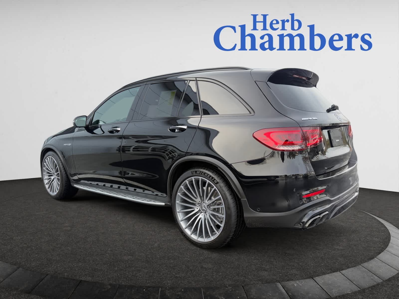 used 2021 Mercedes-Benz AMG GLC 63 car, priced at $69,998