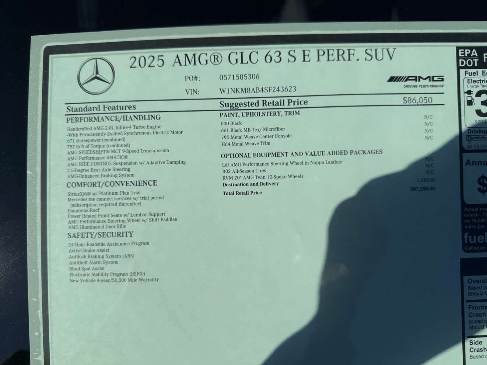 new 2025 Mercedes-Benz AMG GLC 63 car