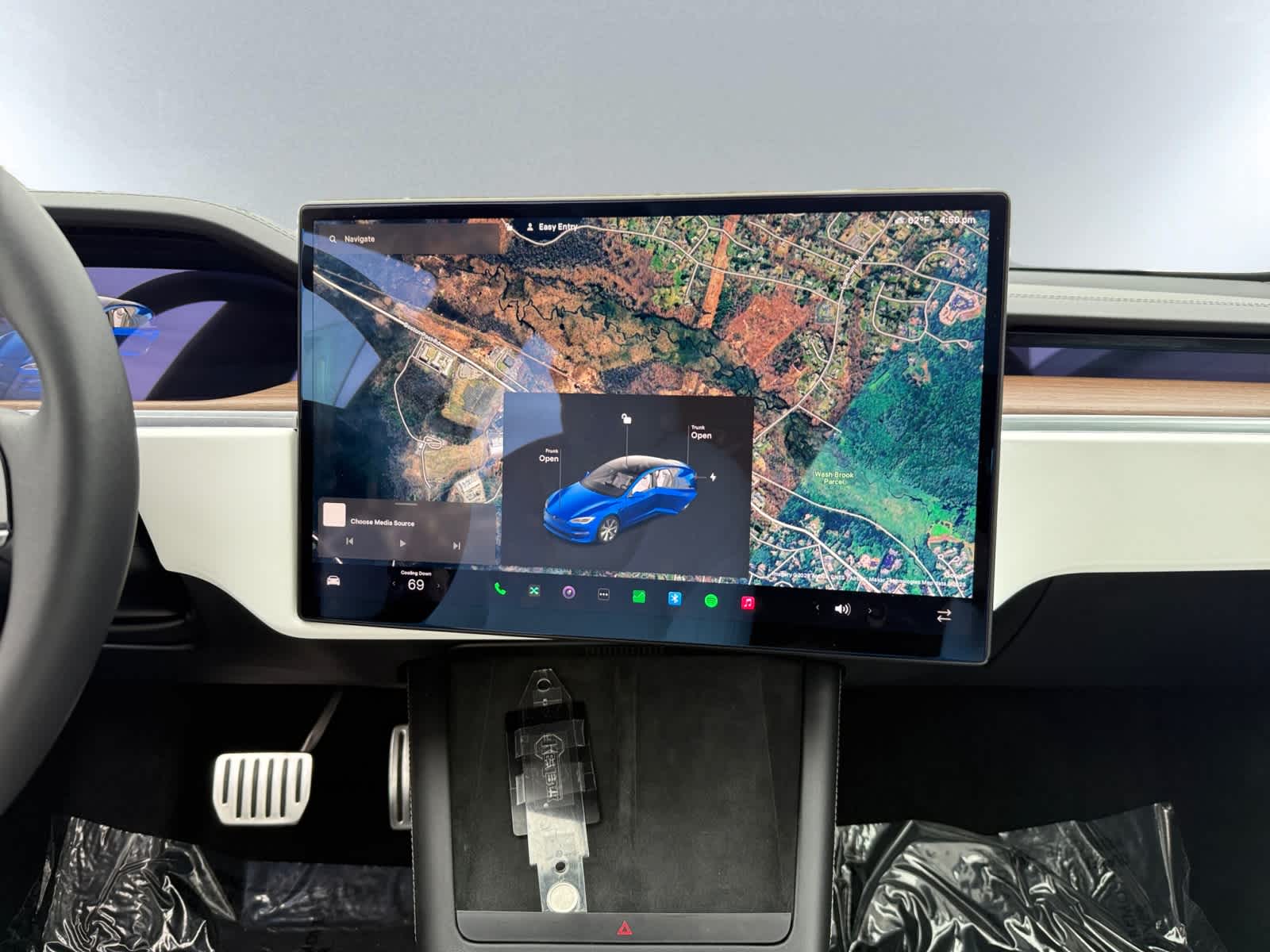 used 2023 Tesla Model S car, priced at $48,988