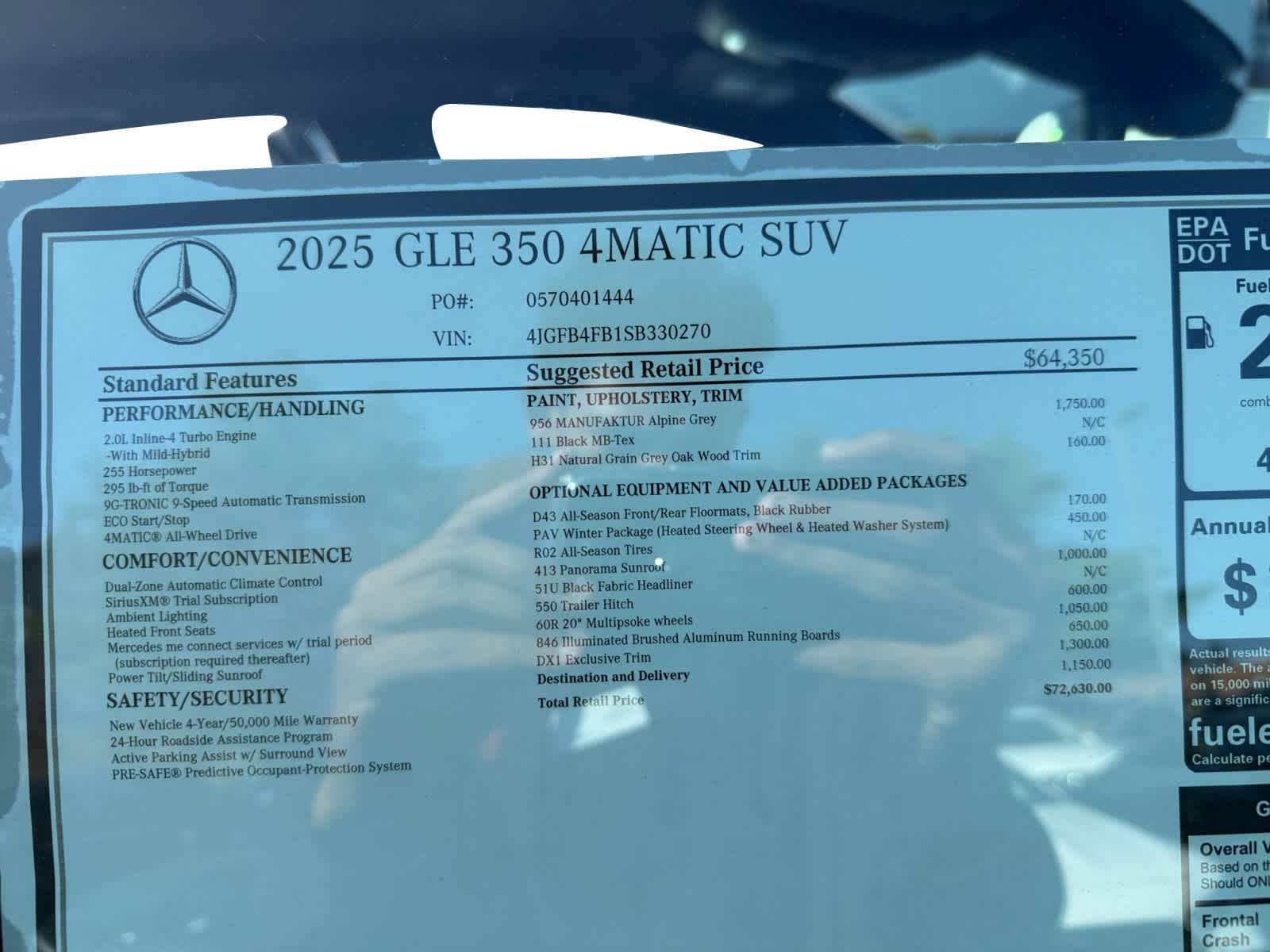 new 2025 Mercedes-Benz GLE 350 car