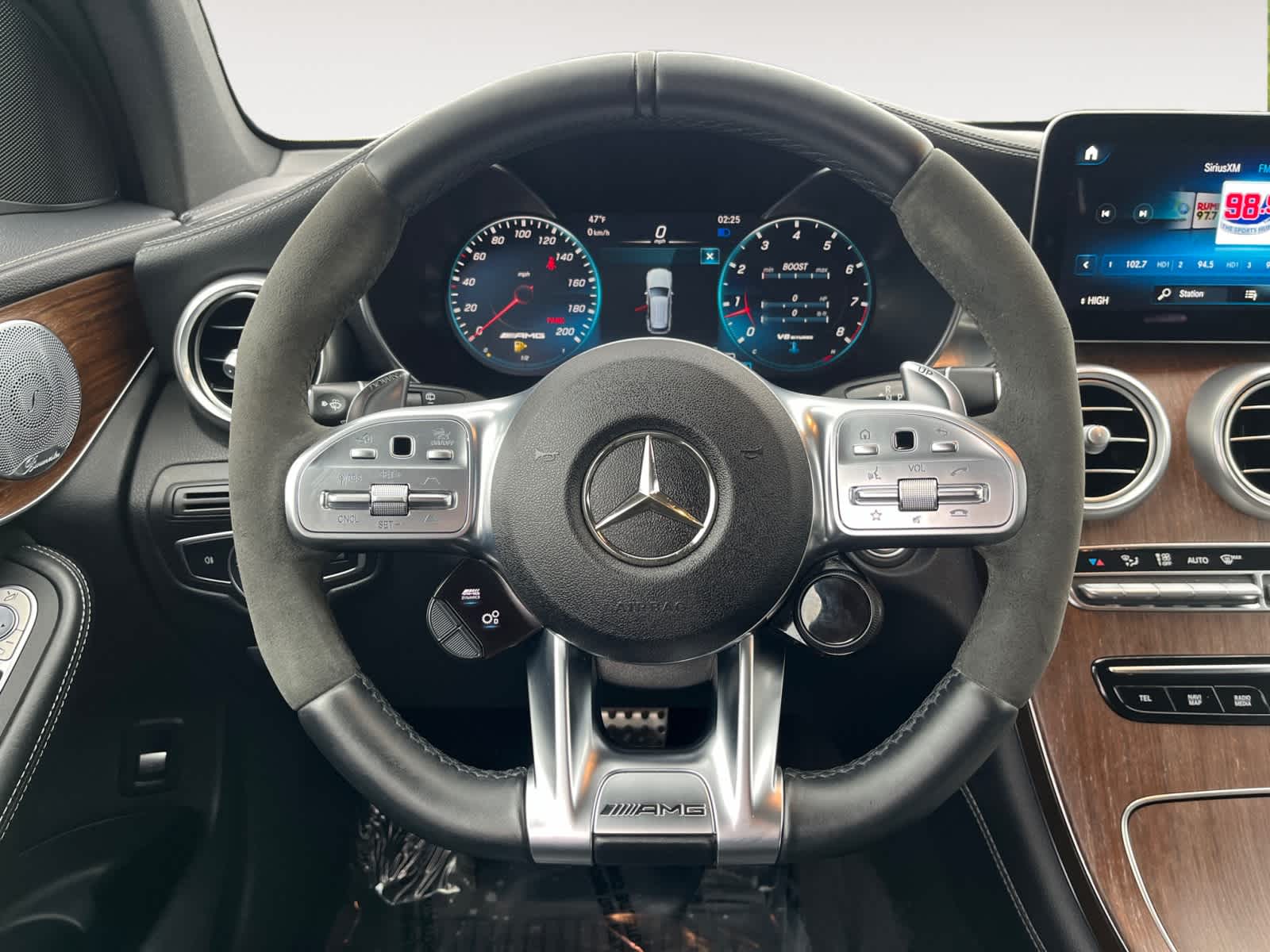 used 2020 Mercedes-Benz AMG GLC 63 car, priced at $47,998