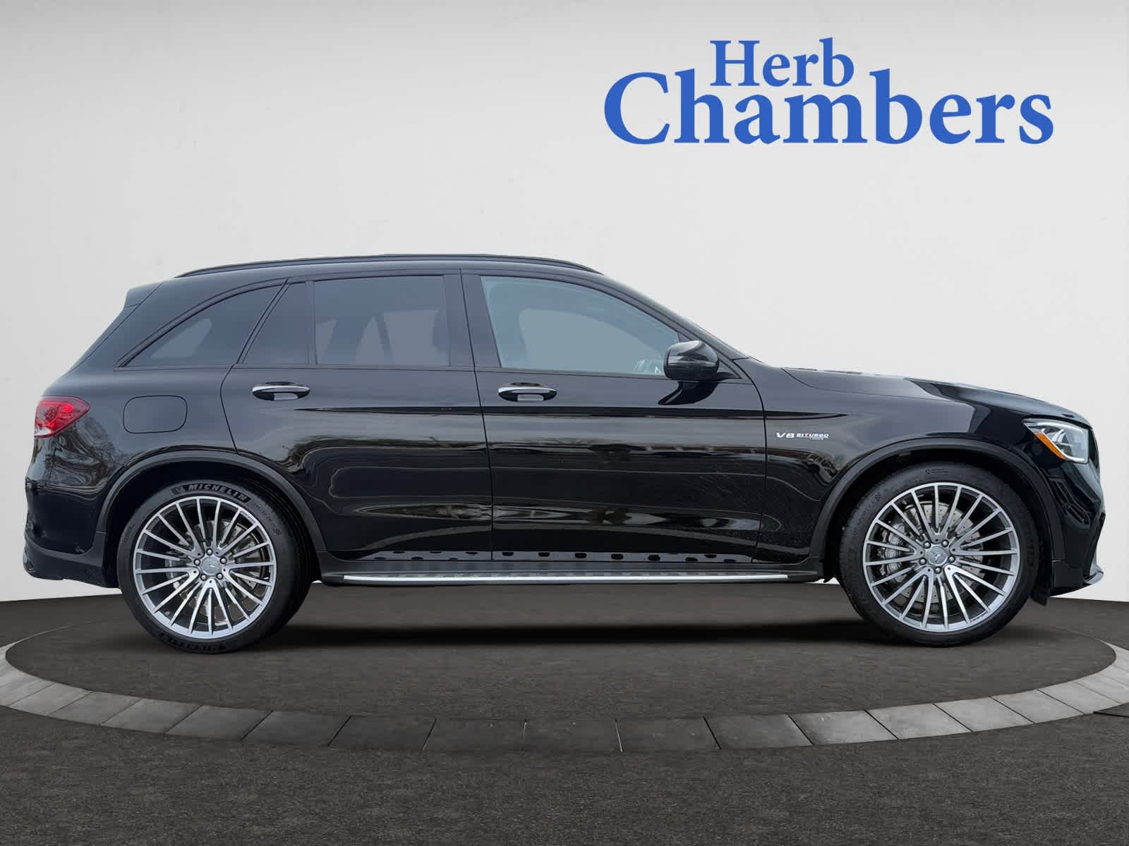 used 2021 Mercedes-Benz AMG GLC 63 car, priced at $69,998