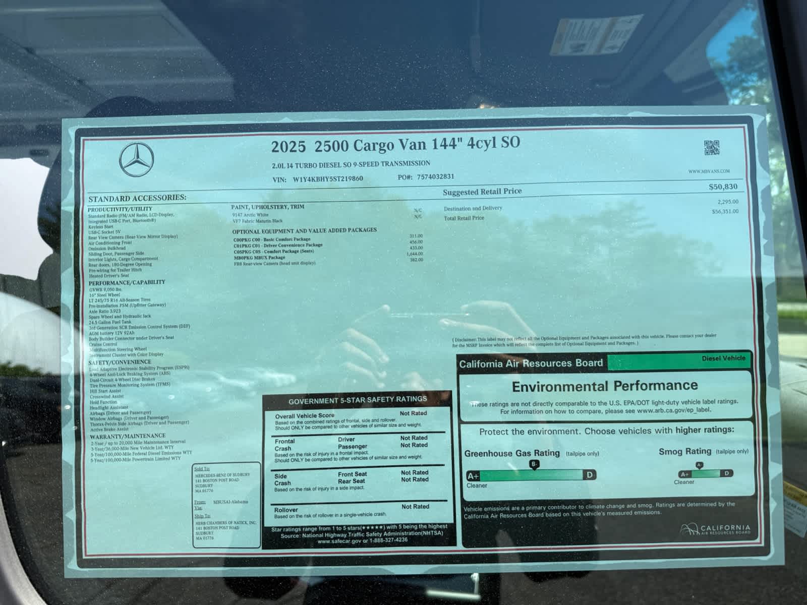 new 2025 Mercedes-Benz Sprinter car