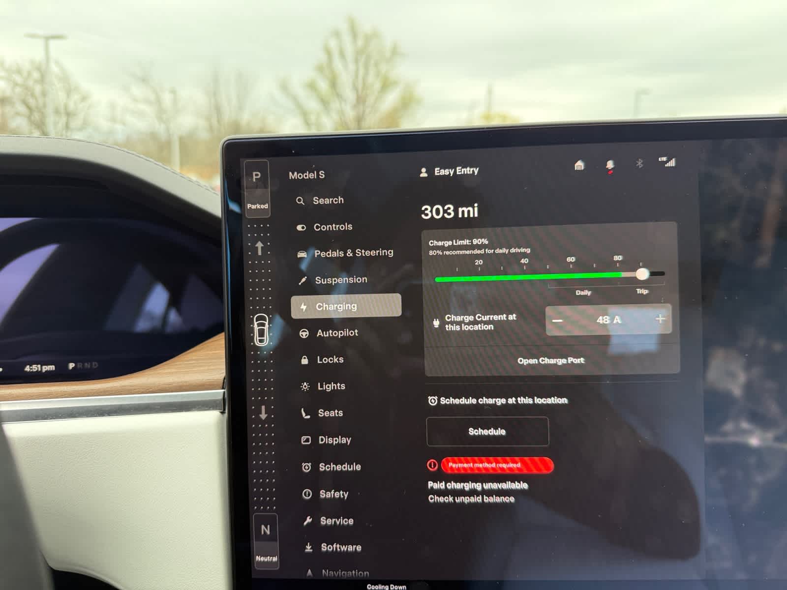 used 2023 Tesla Model S car, priced at $48,988