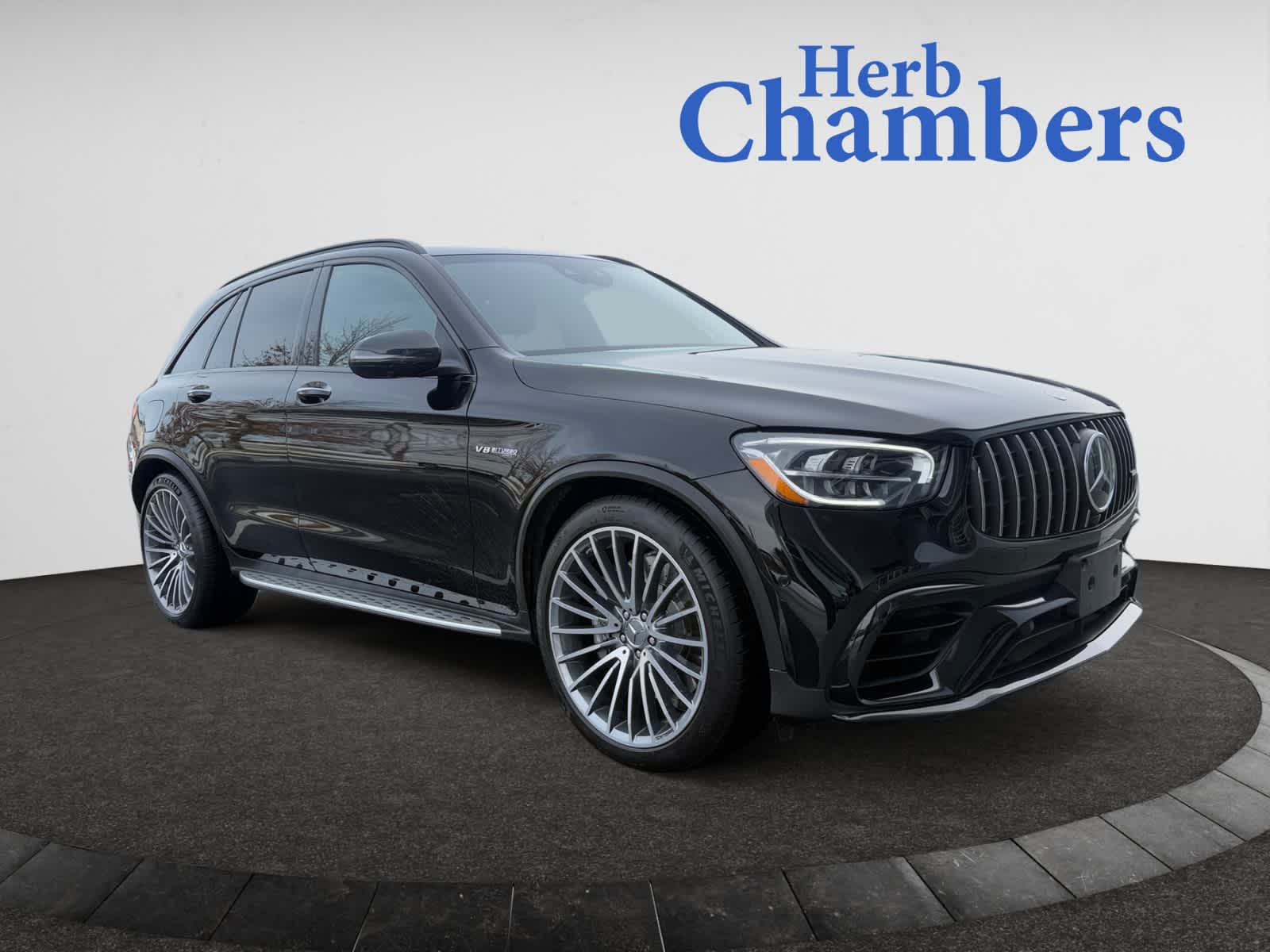 used 2021 Mercedes-Benz AMG GLC 63 car, priced at $69,998