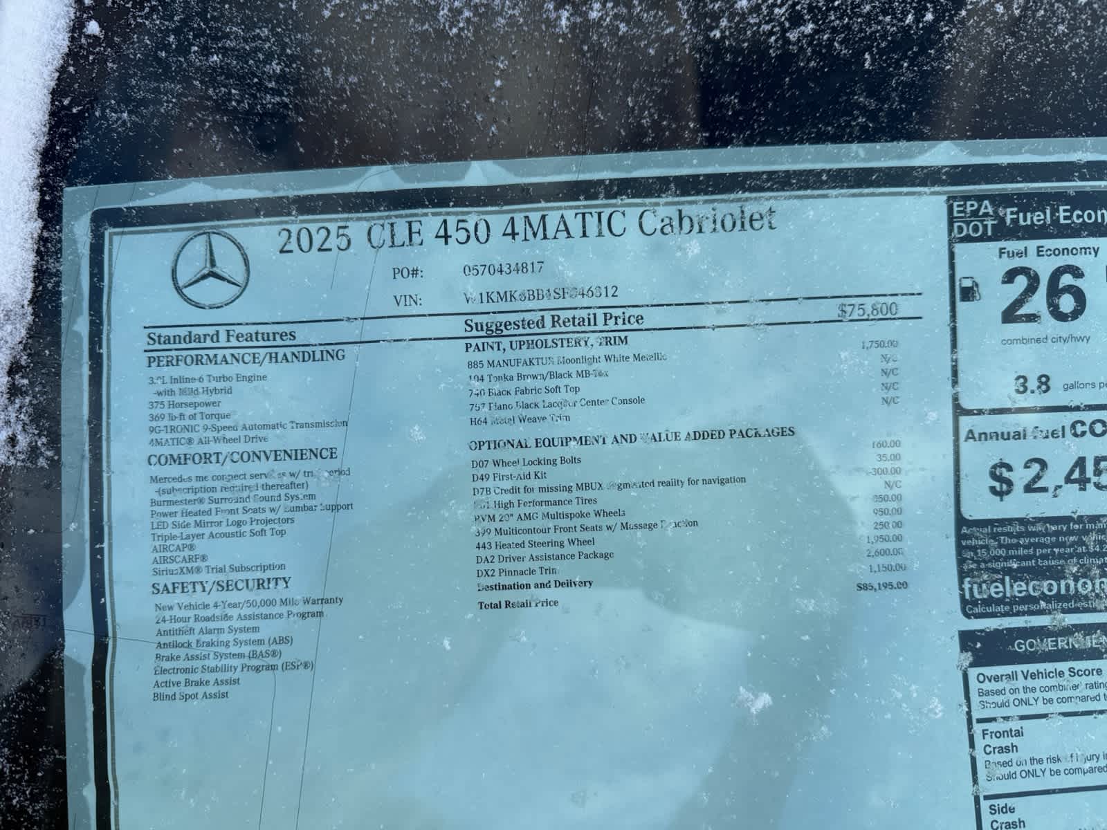 new 2025 Mercedes-Benz CLE 450 car