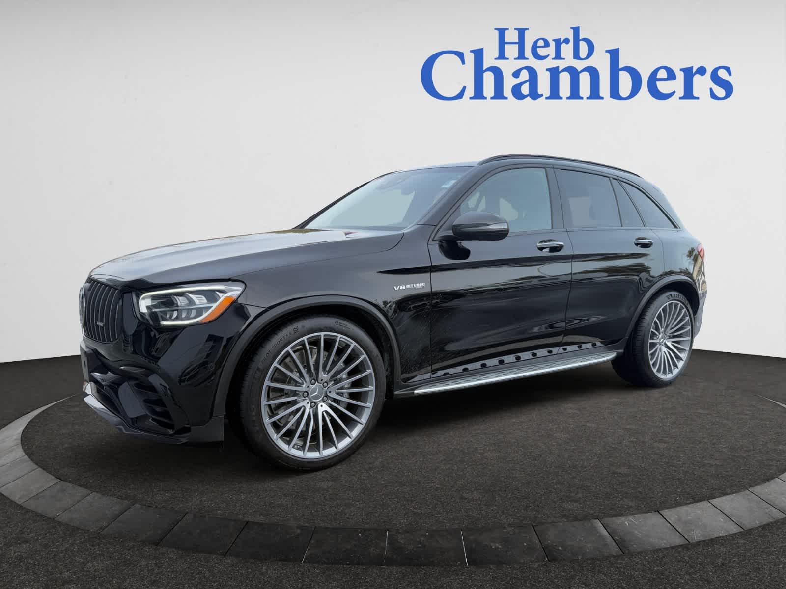 used 2021 Mercedes-Benz AMG GLC 63 car, priced at $69,998