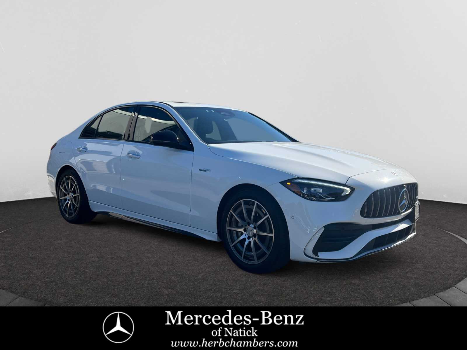 used 2023 Mercedes-Benz AMG C 43 car, priced at $55,698