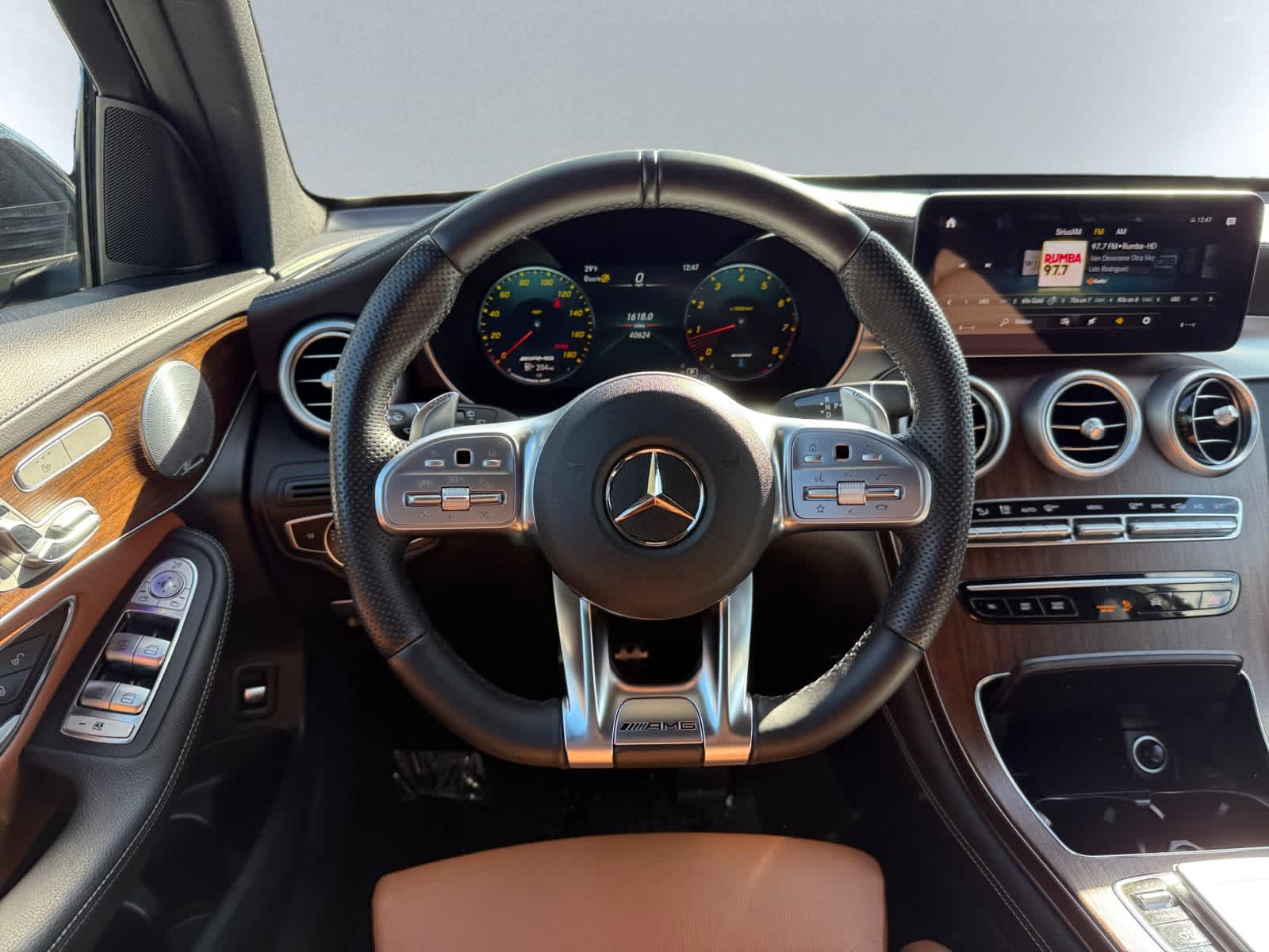 used 2020 Mercedes-Benz AMG GLC 43 car, priced at $39,998