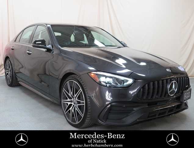 used 2023 Mercedes-Benz AMG C 43 car, priced at $58,998
