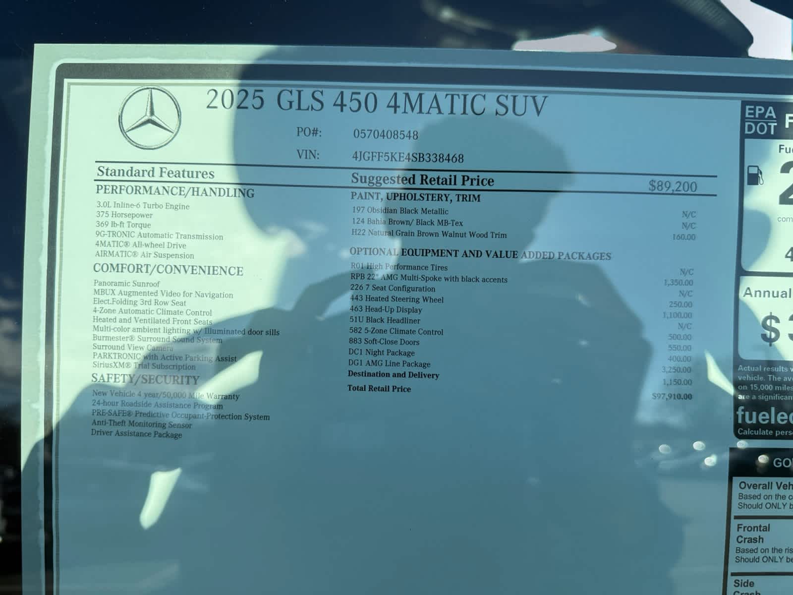 new 2025 Mercedes-Benz GLS 450 car