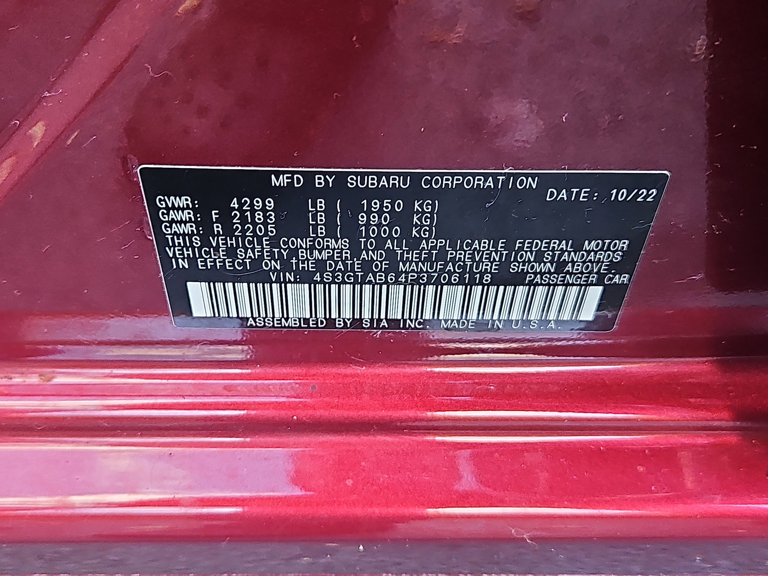 used 2023 Subaru Impreza car, priced at $19,990