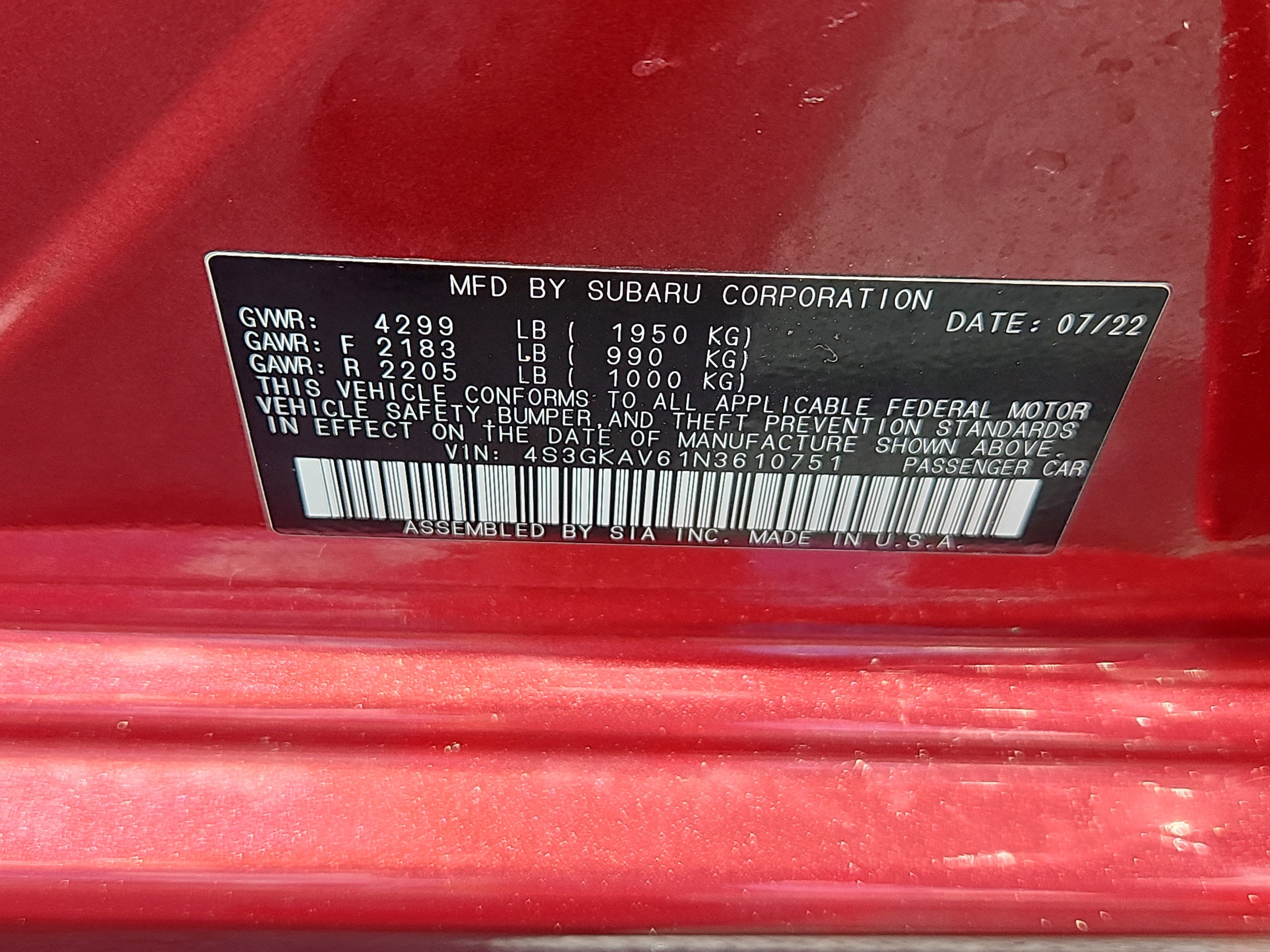 used 2022 Subaru Impreza car, priced at $22,206