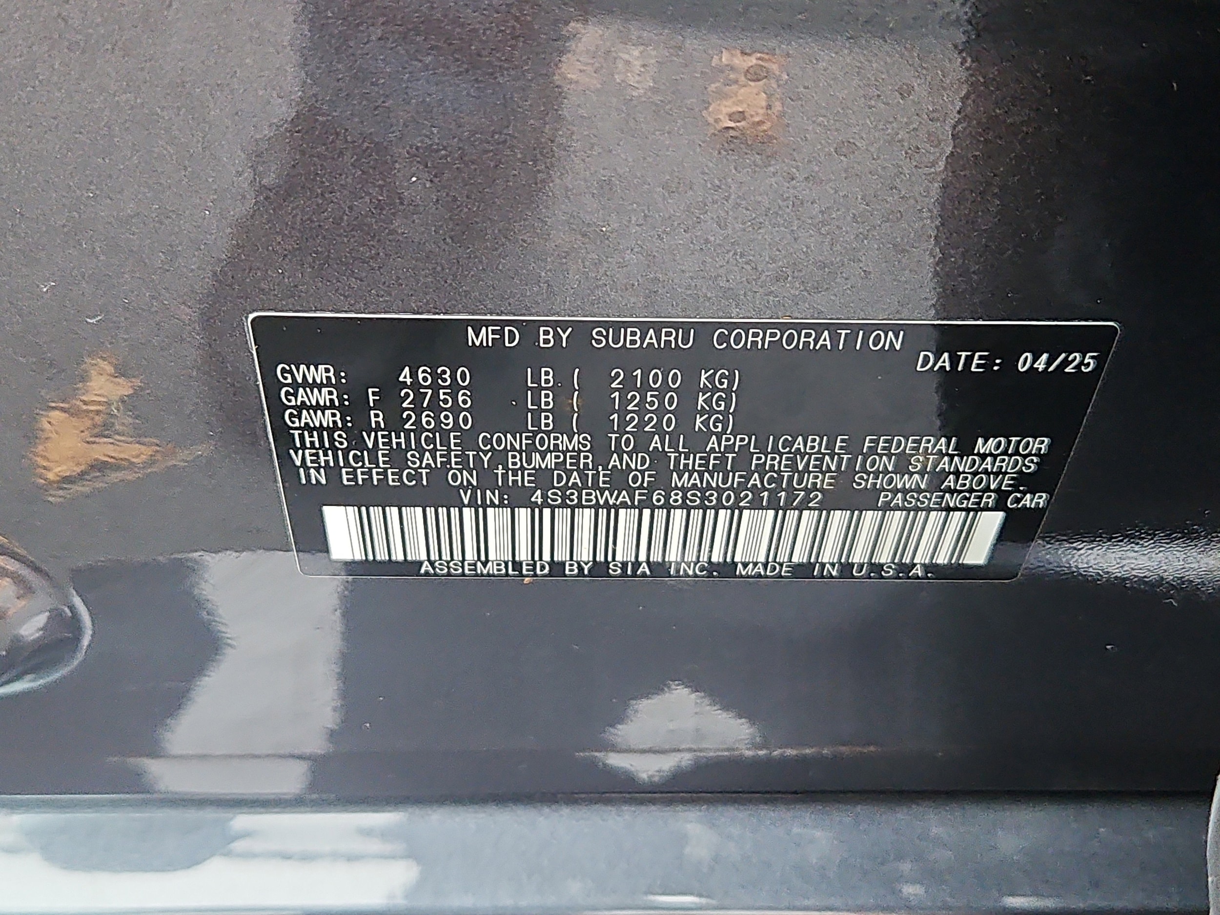 used 2025 Subaru Legacy car, priced at $28,990