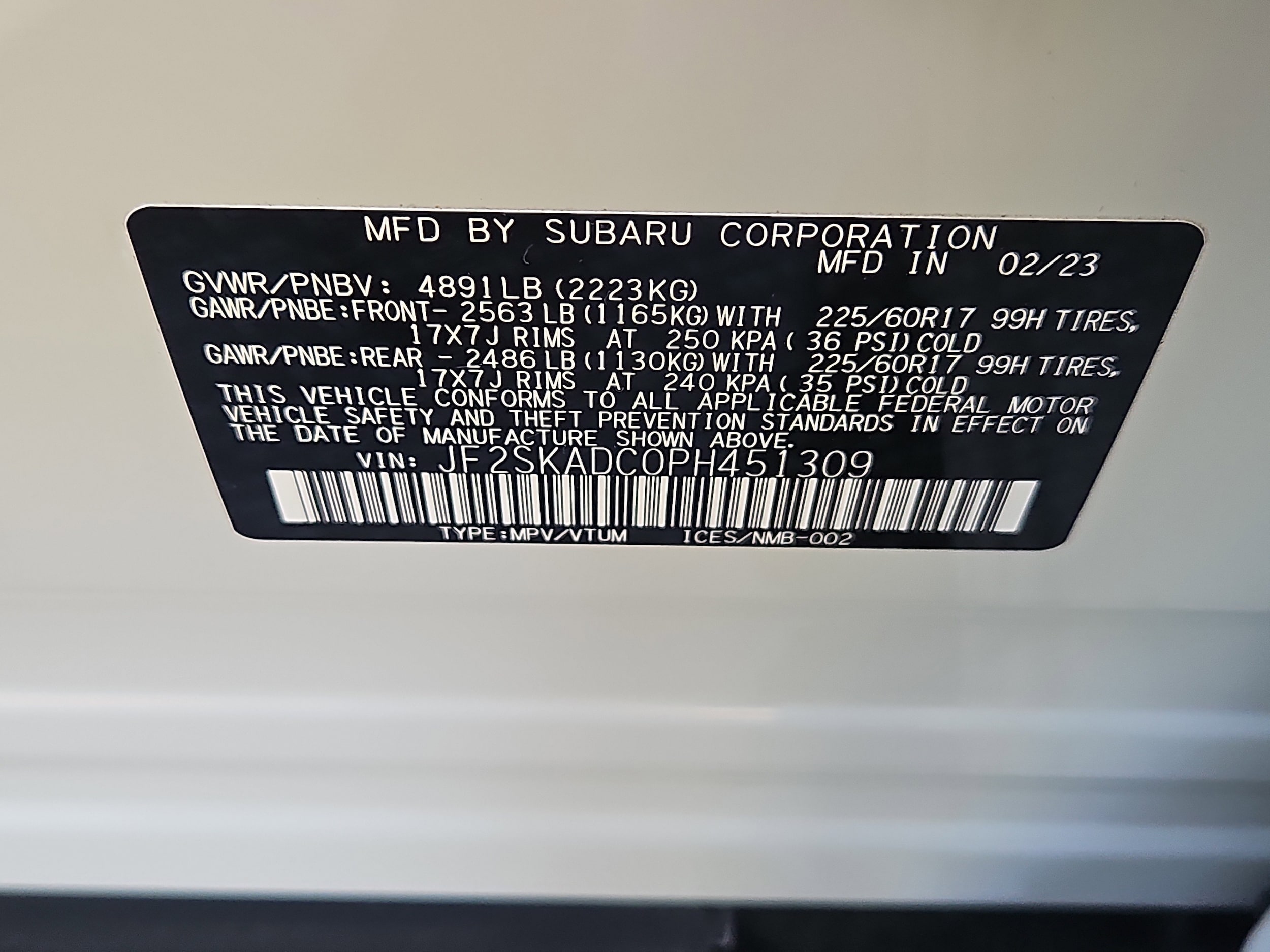 used 2023 Subaru Forester car, priced at $28,490