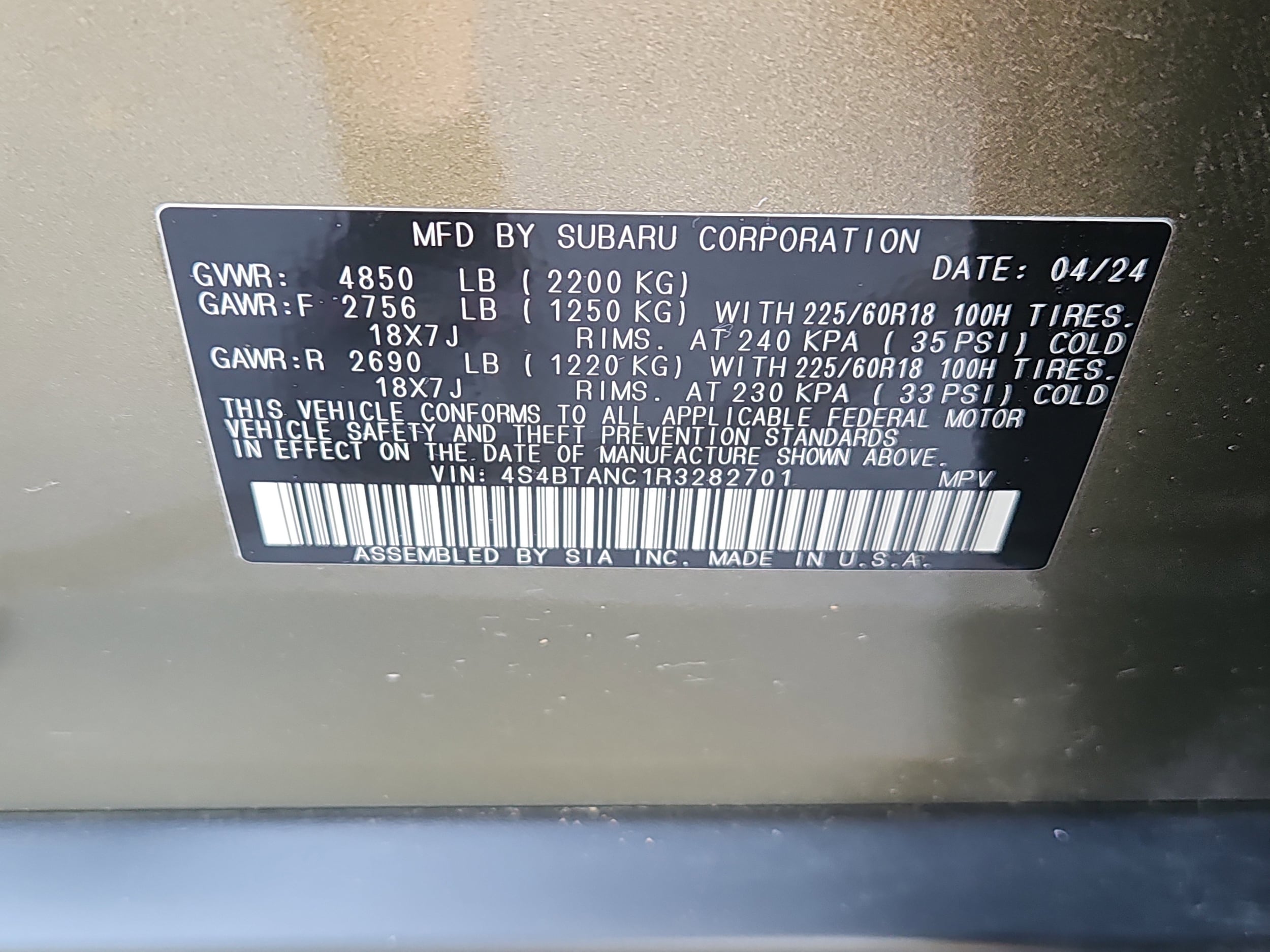used 2024 Subaru Outback car, priced at $34,211