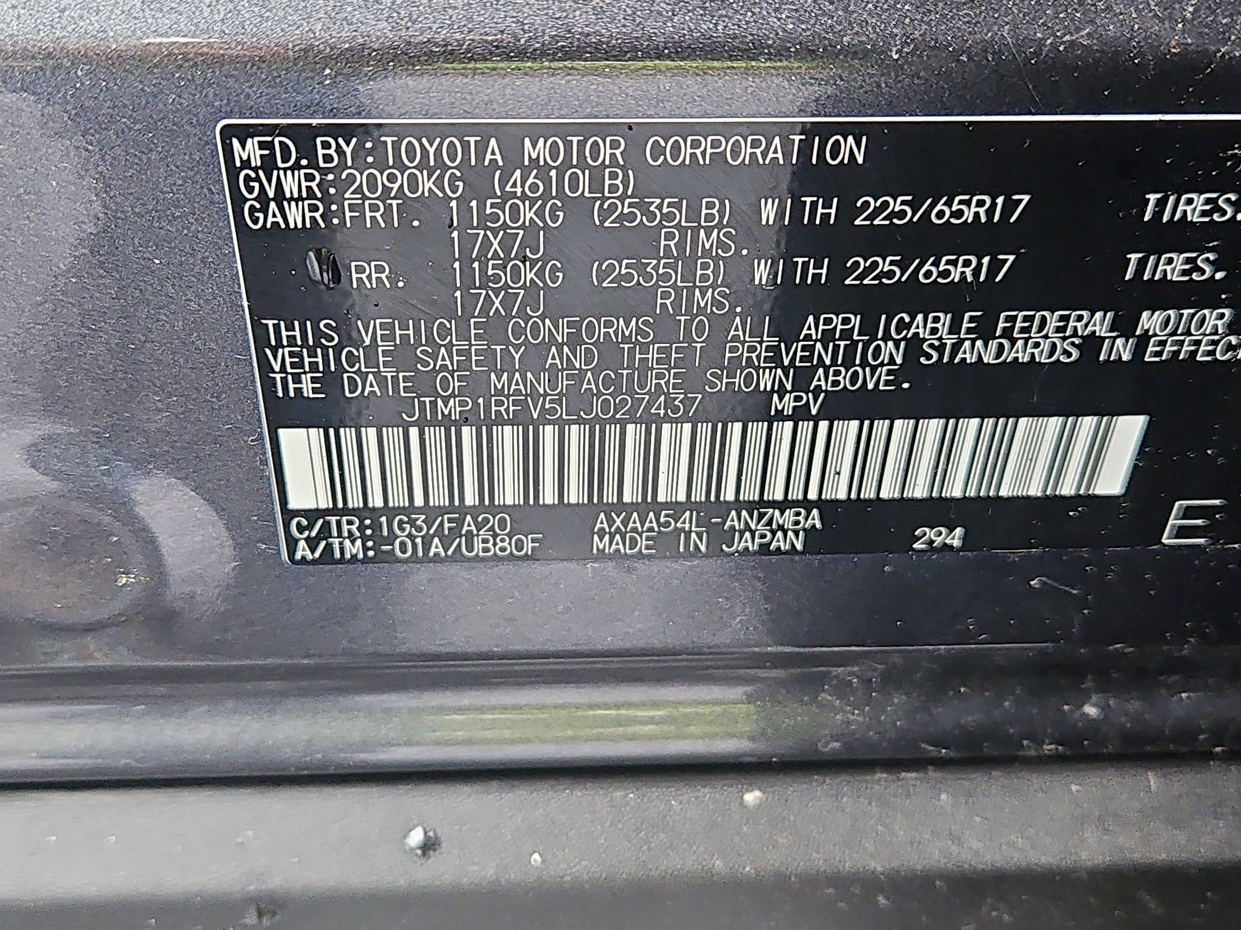 used 2020 Toyota RAV4 car, priced at $25,990