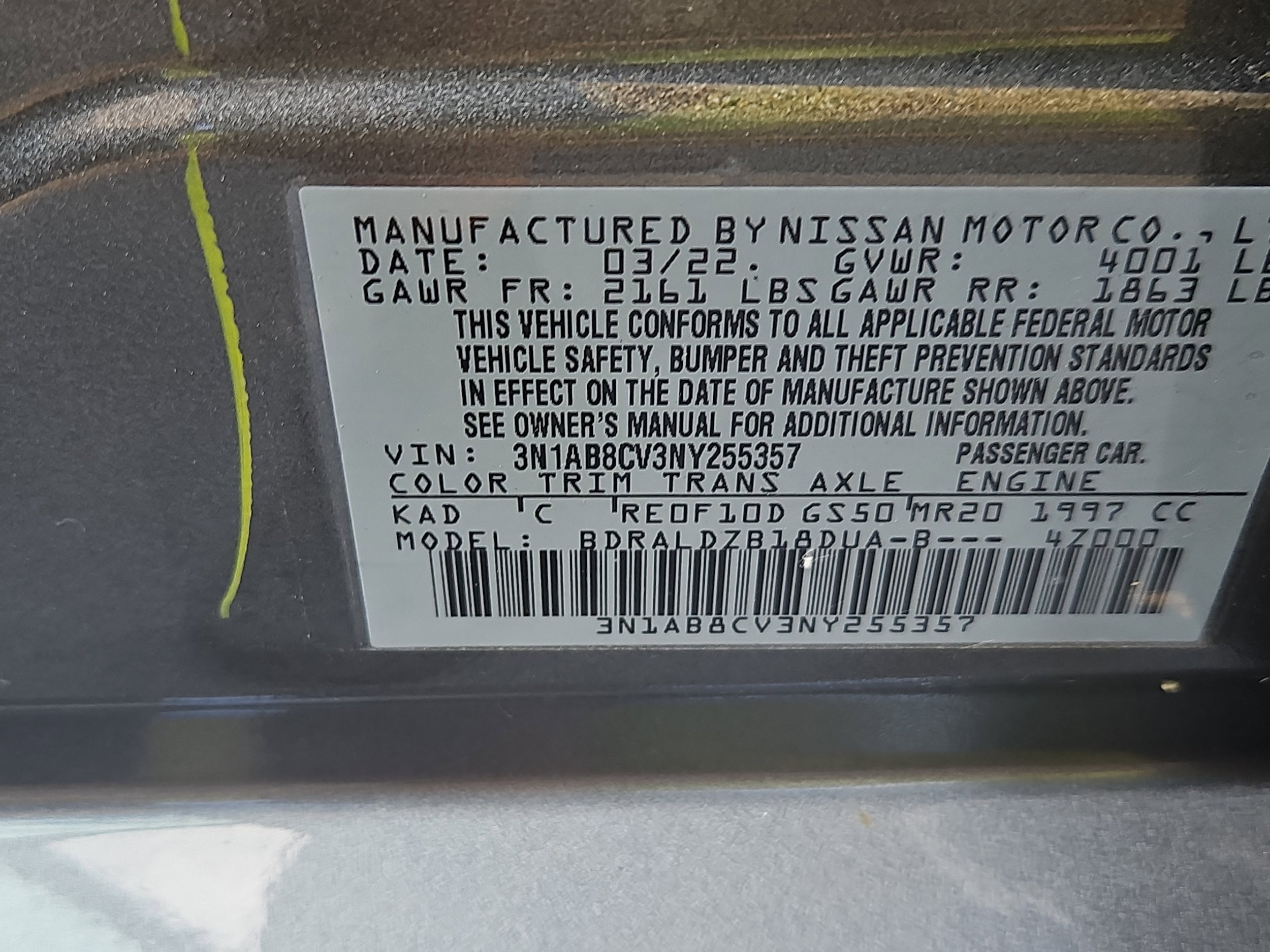 used 2022 Nissan Sentra car, priced at $18,490