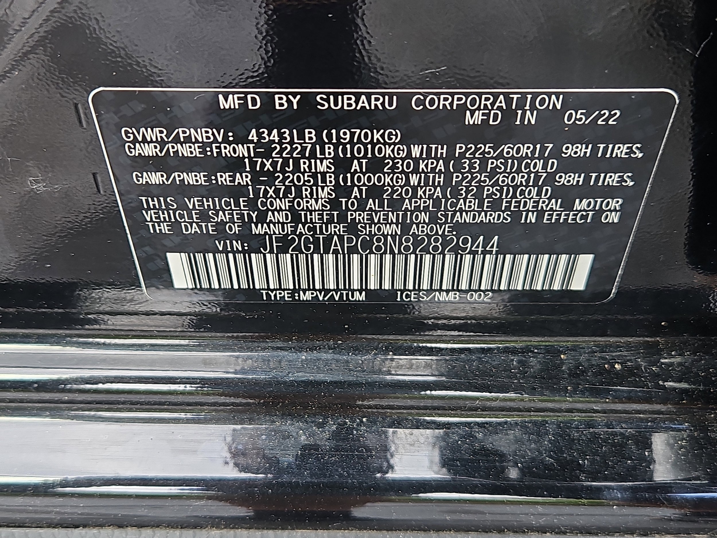 used 2022 Subaru Crosstrek car, priced at $26,250