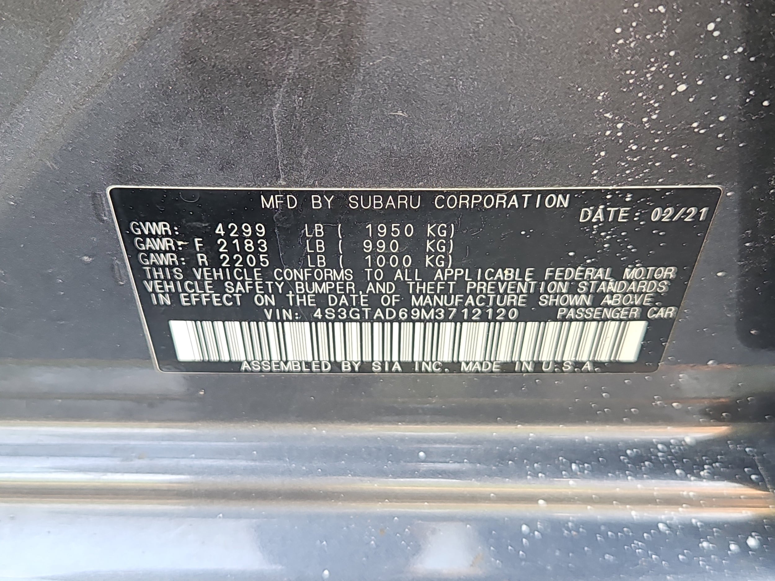 used 2021 Subaru Impreza car, priced at $18,159