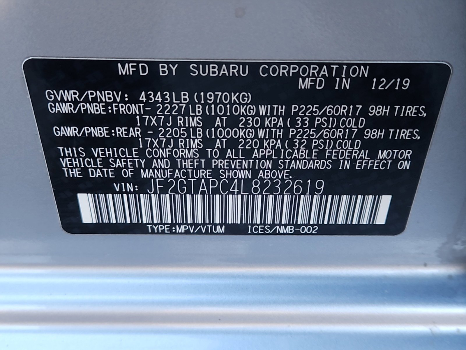 used 2020 Subaru Crosstrek car, priced at $23,990
