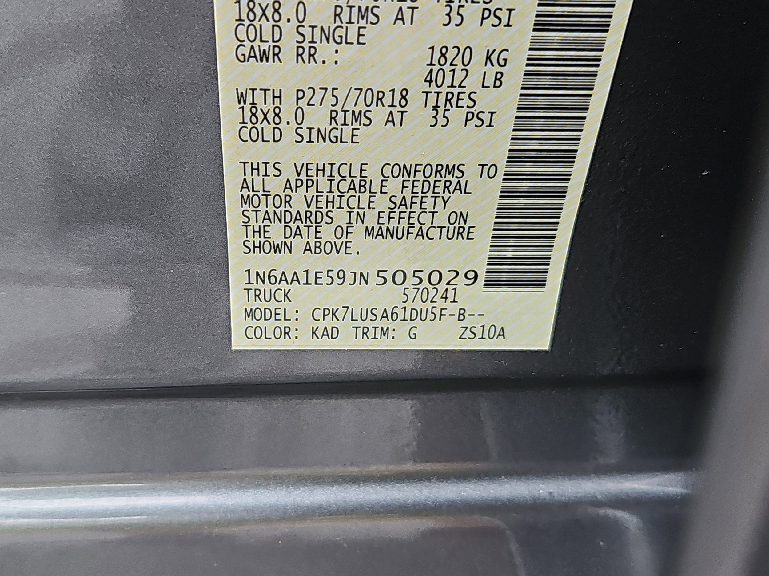 used 2018 Nissan Titan car, priced at $27,638