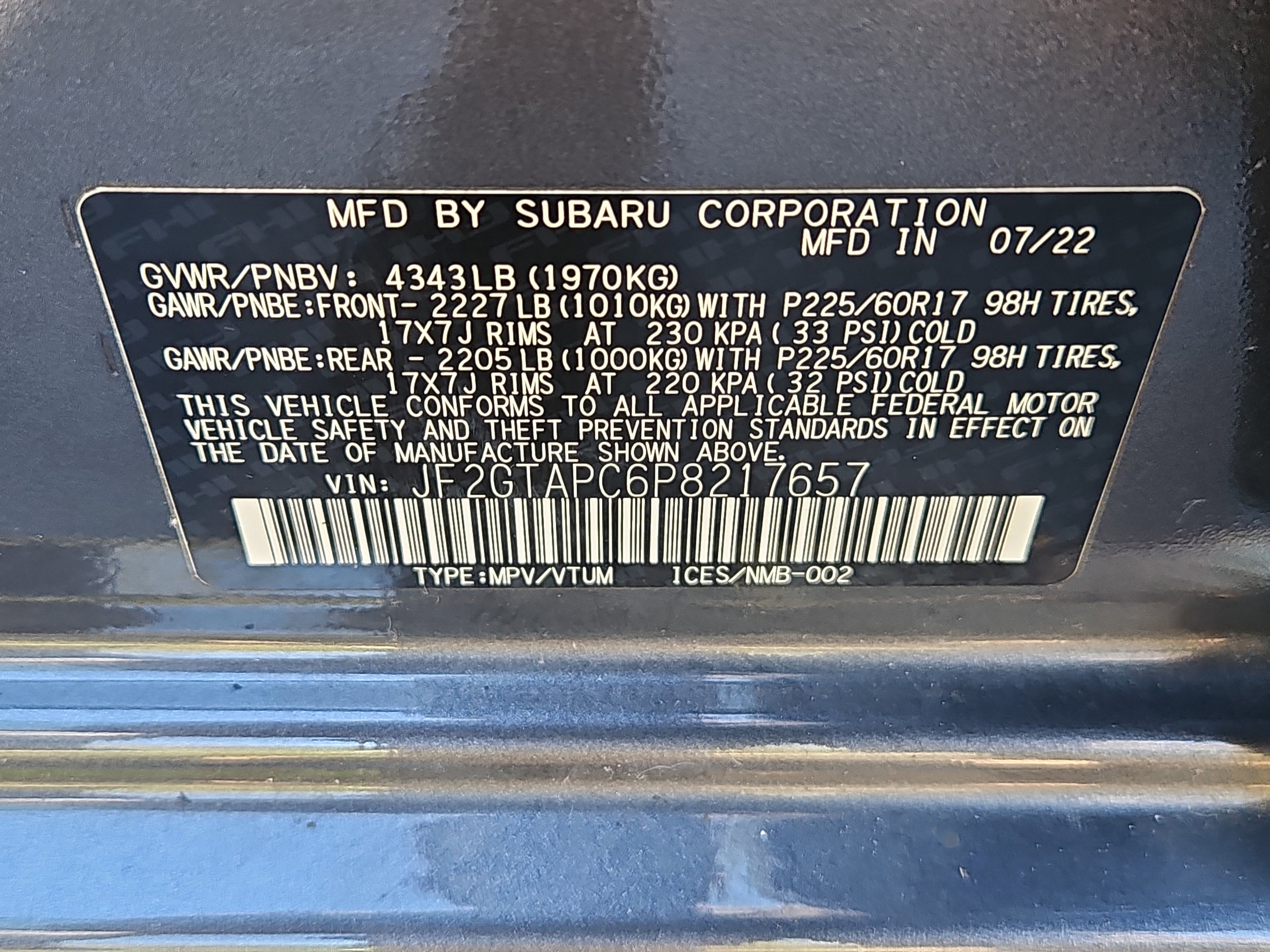 used 2023 Subaru Crosstrek car, priced at $27,124