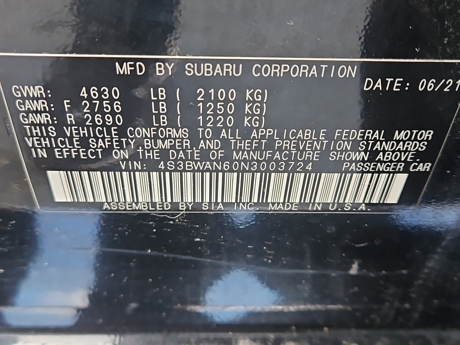 used 2022 Subaru Legacy car, priced at $22,990