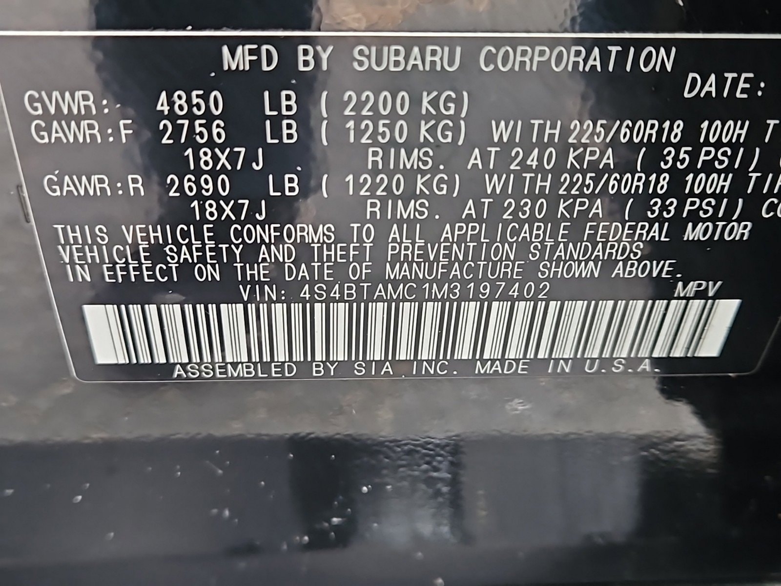 used 2021 Subaru Outback car, priced at $26,490