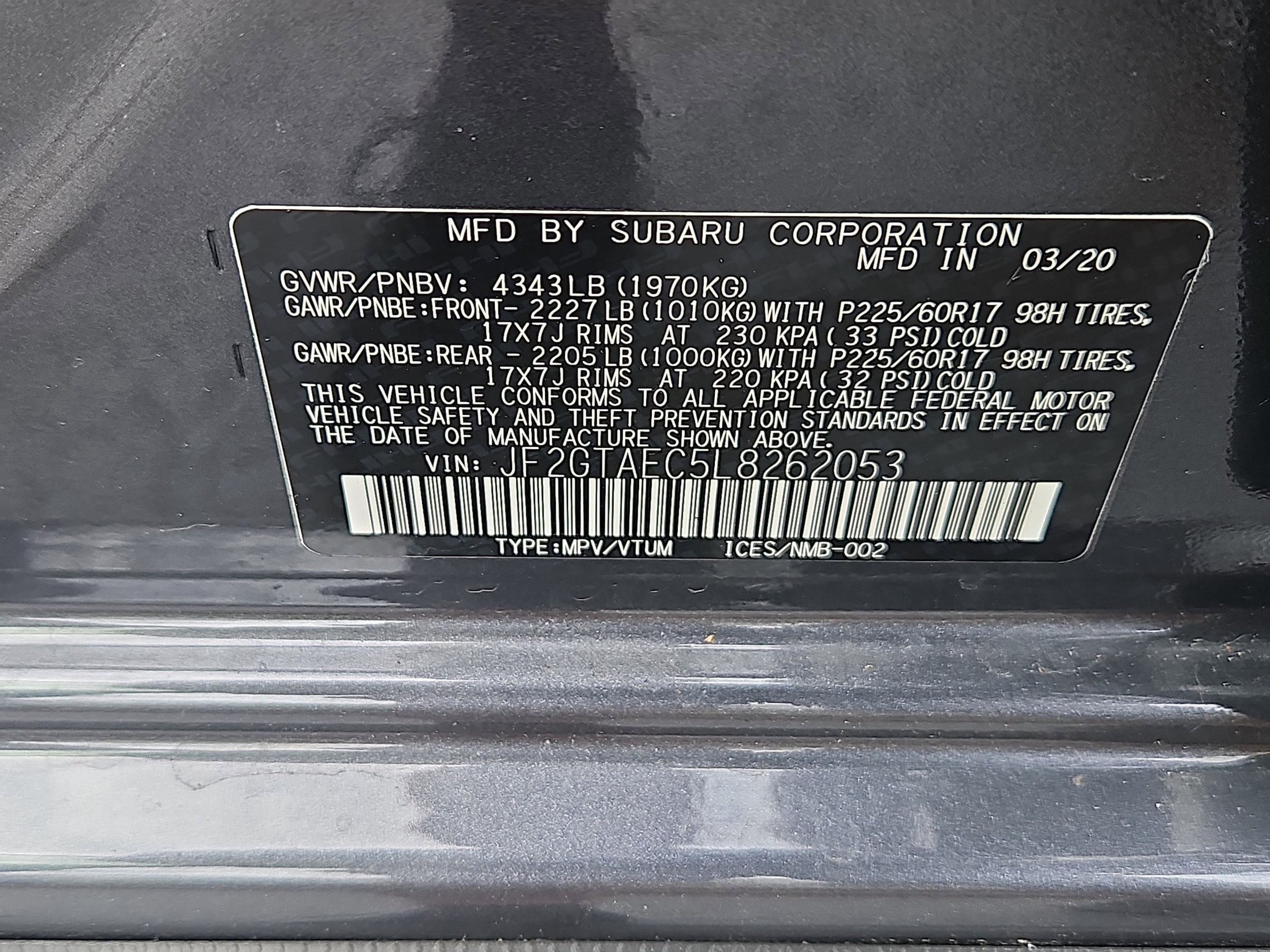 used 2020 Subaru Crosstrek car, priced at $20,189