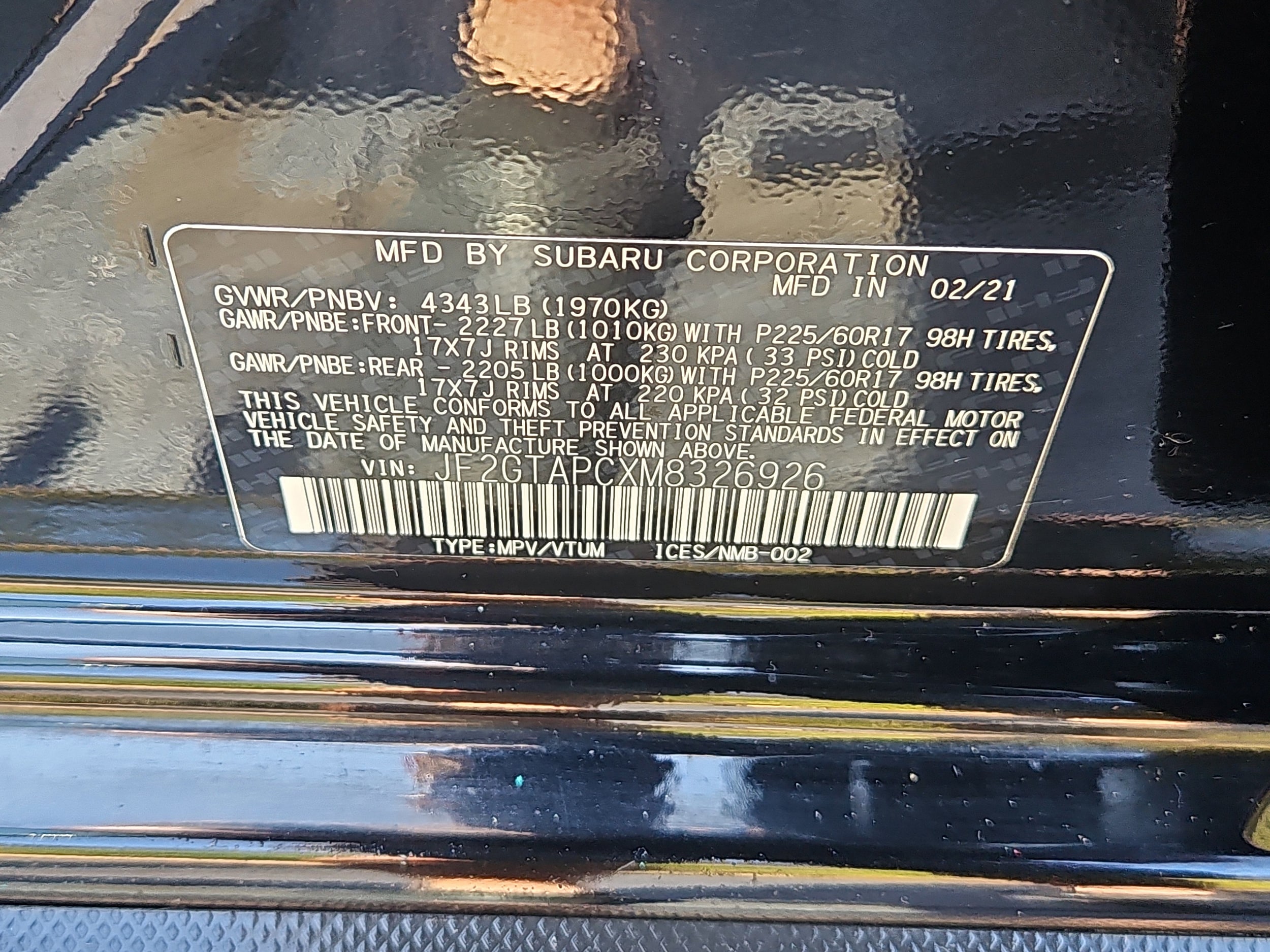 used 2021 Subaru Crosstrek car, priced at $23,989