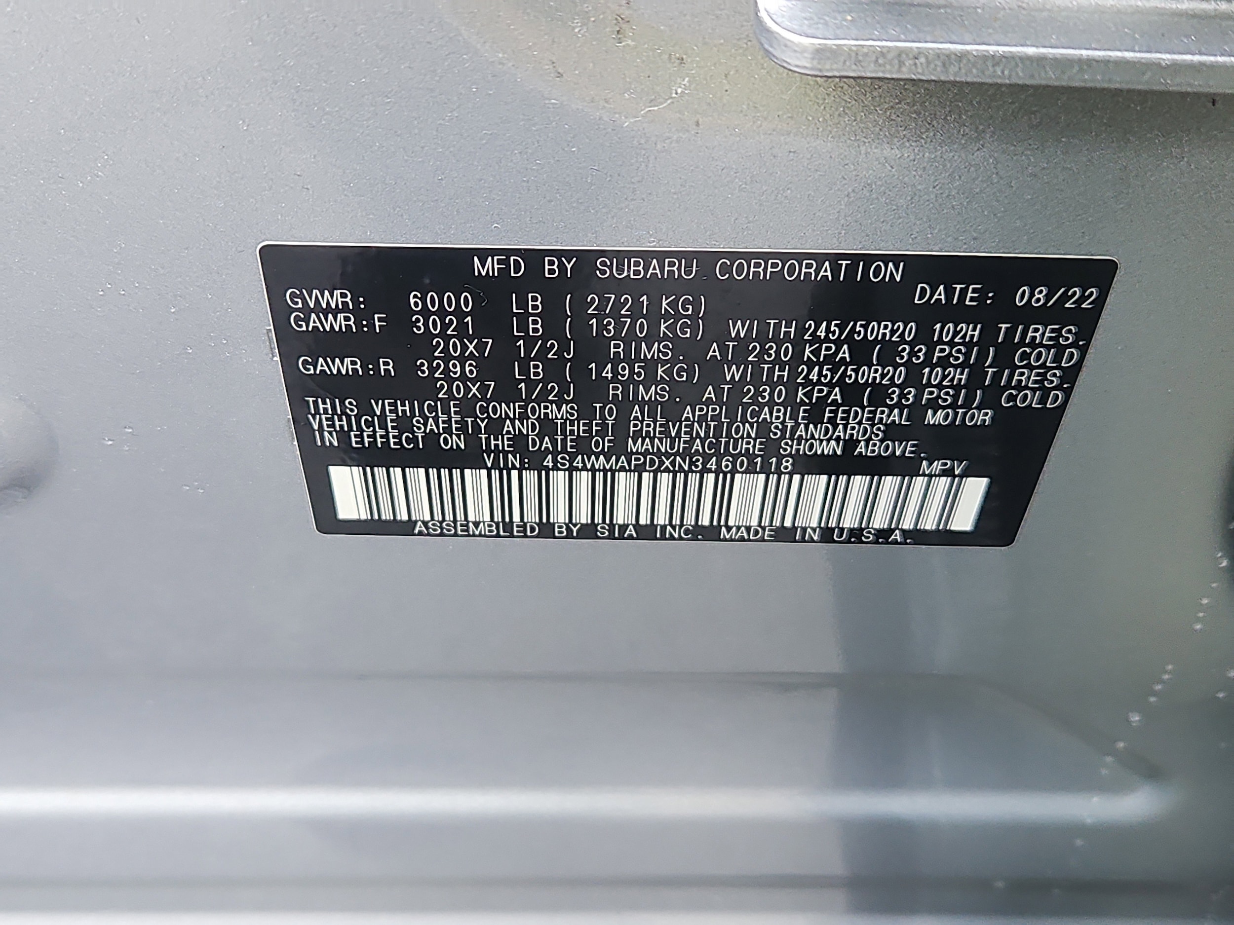 used 2022 Subaru Ascent car, priced at $33,384