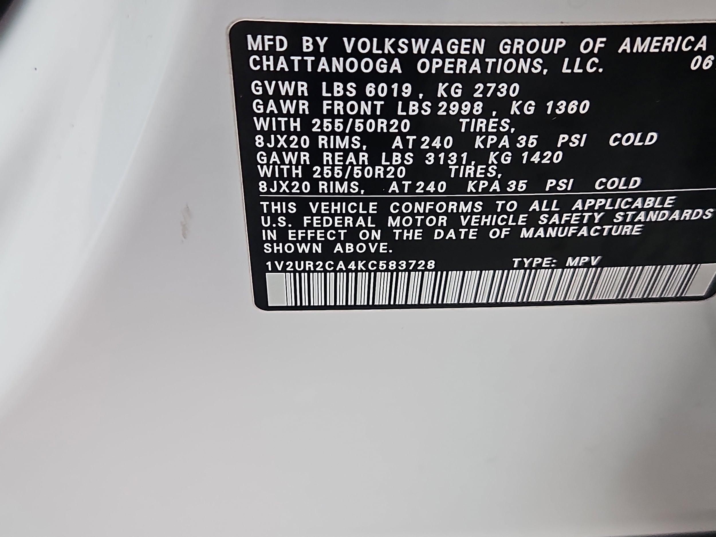 used 2019 Volkswagen Atlas car, priced at $20,990