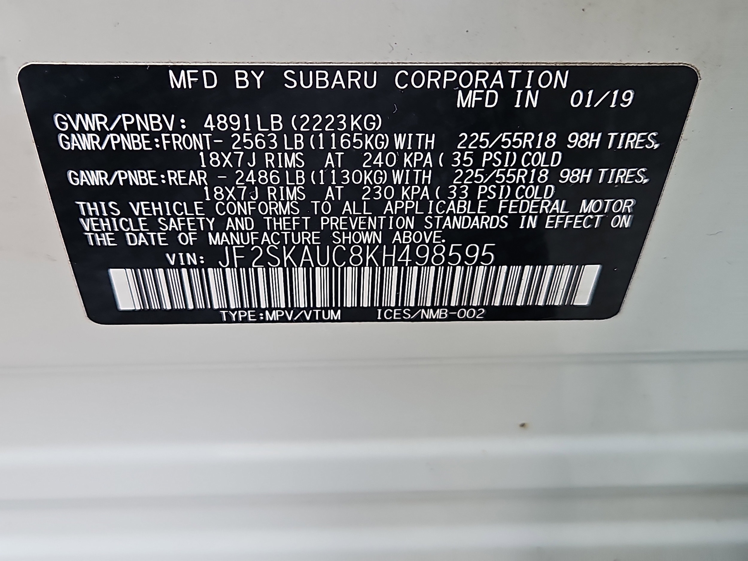 used 2019 Subaru Forester car, priced at $22,947